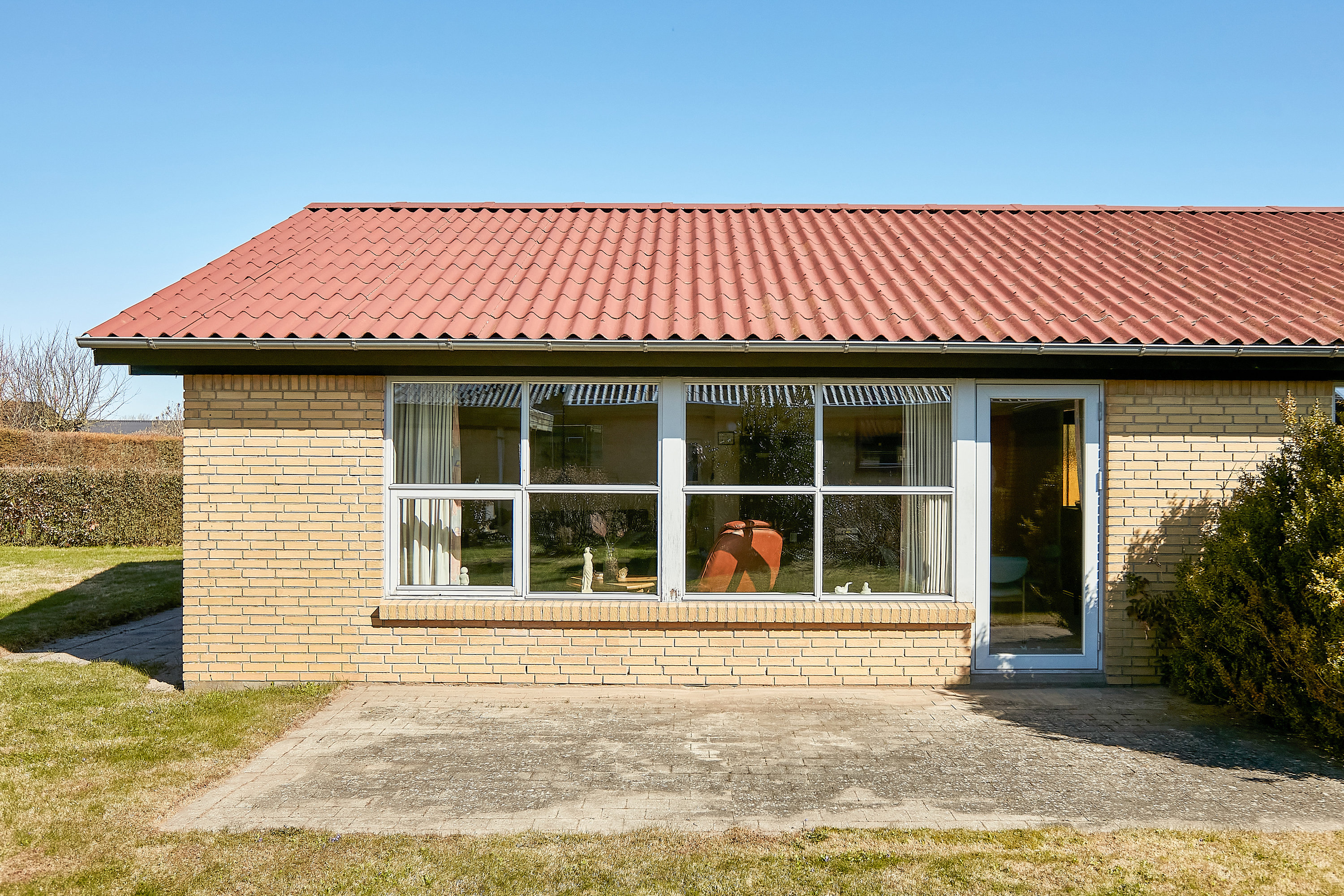 Fremhævet terrasse billede i fuldskærmstilstand. Billede af Toftevænget 16, Tyrsted, 8700 Horsens