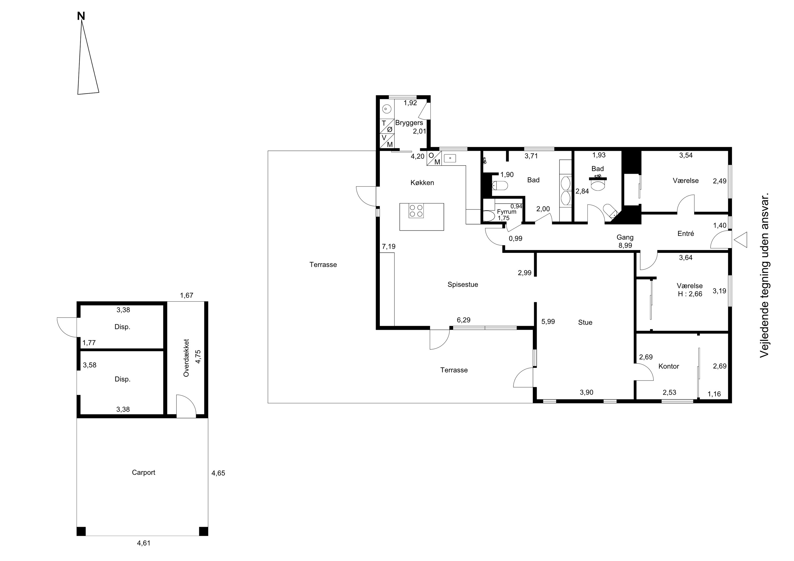 Plantegninger billede af Møllebakken 6, 4681 Herfølge