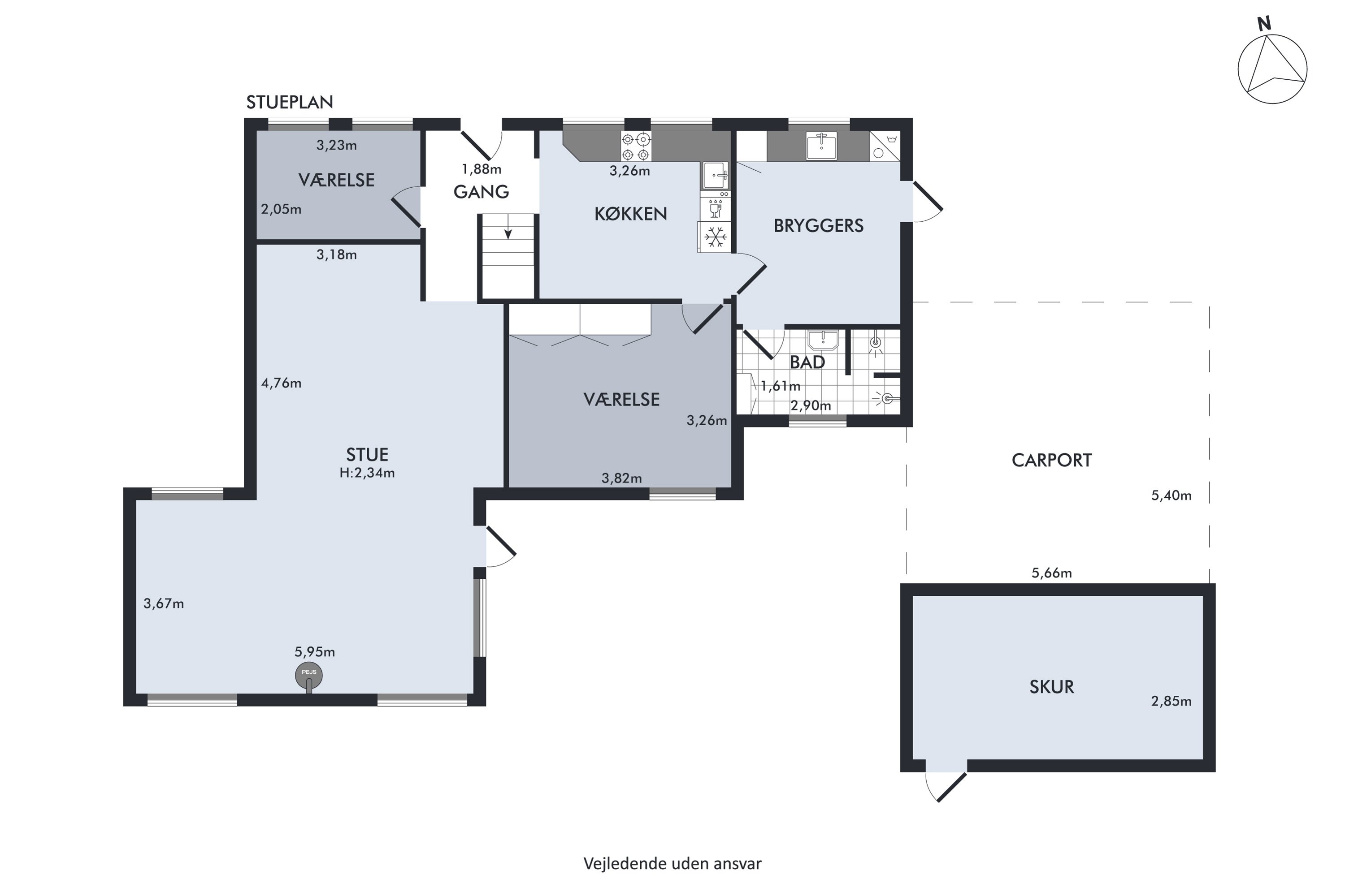 Plantegninger billede af Gl. Landevej 16, Vester Sottrup, 6400 Sønderborg