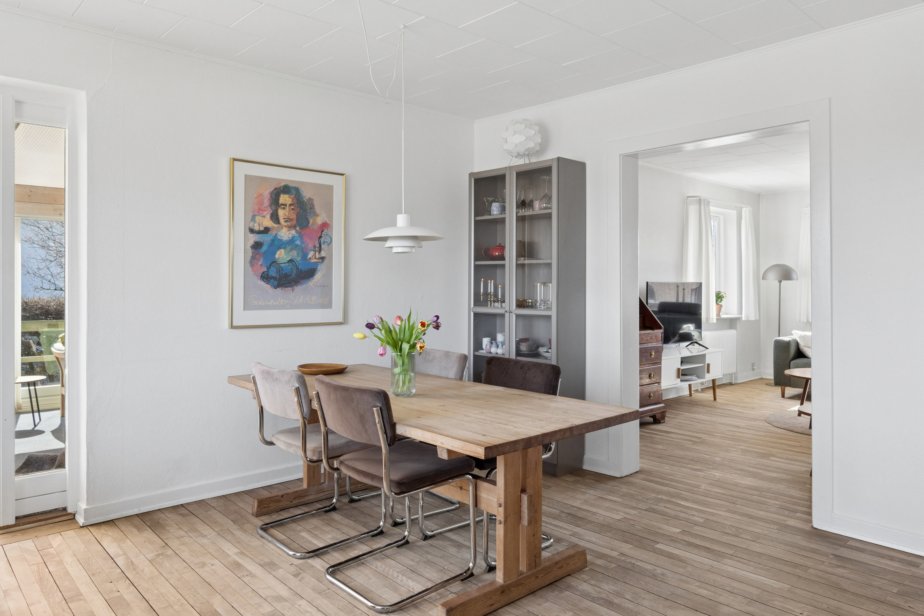 Fremhævet spisestue billede i fuldskærmstilstand. Billede af Præstevænget 10, 6040 Egtved