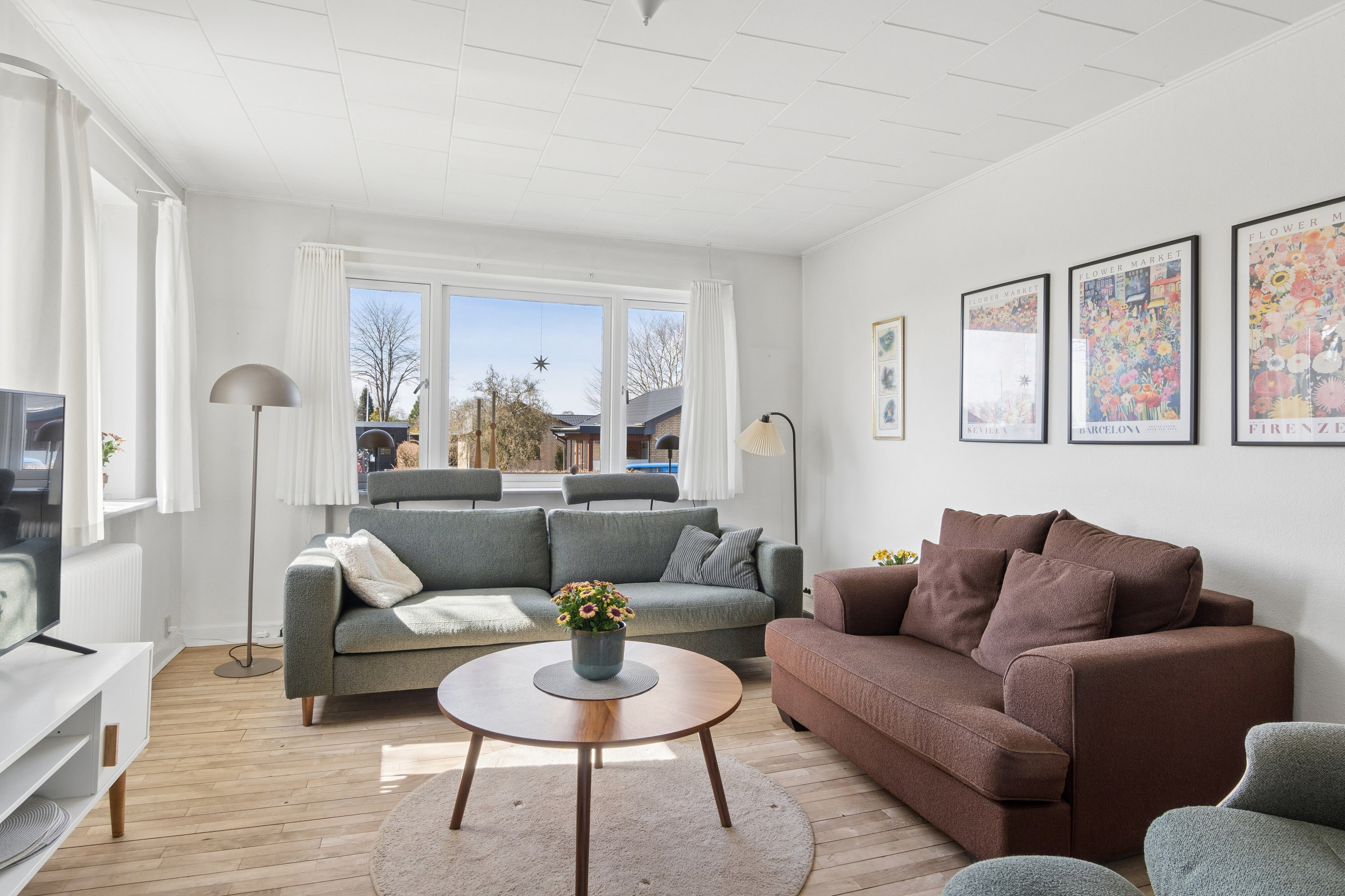 Fremhævet stue billede i fuldskærmstilstand. Billede af Præstevænget 10, 6040 Egtved