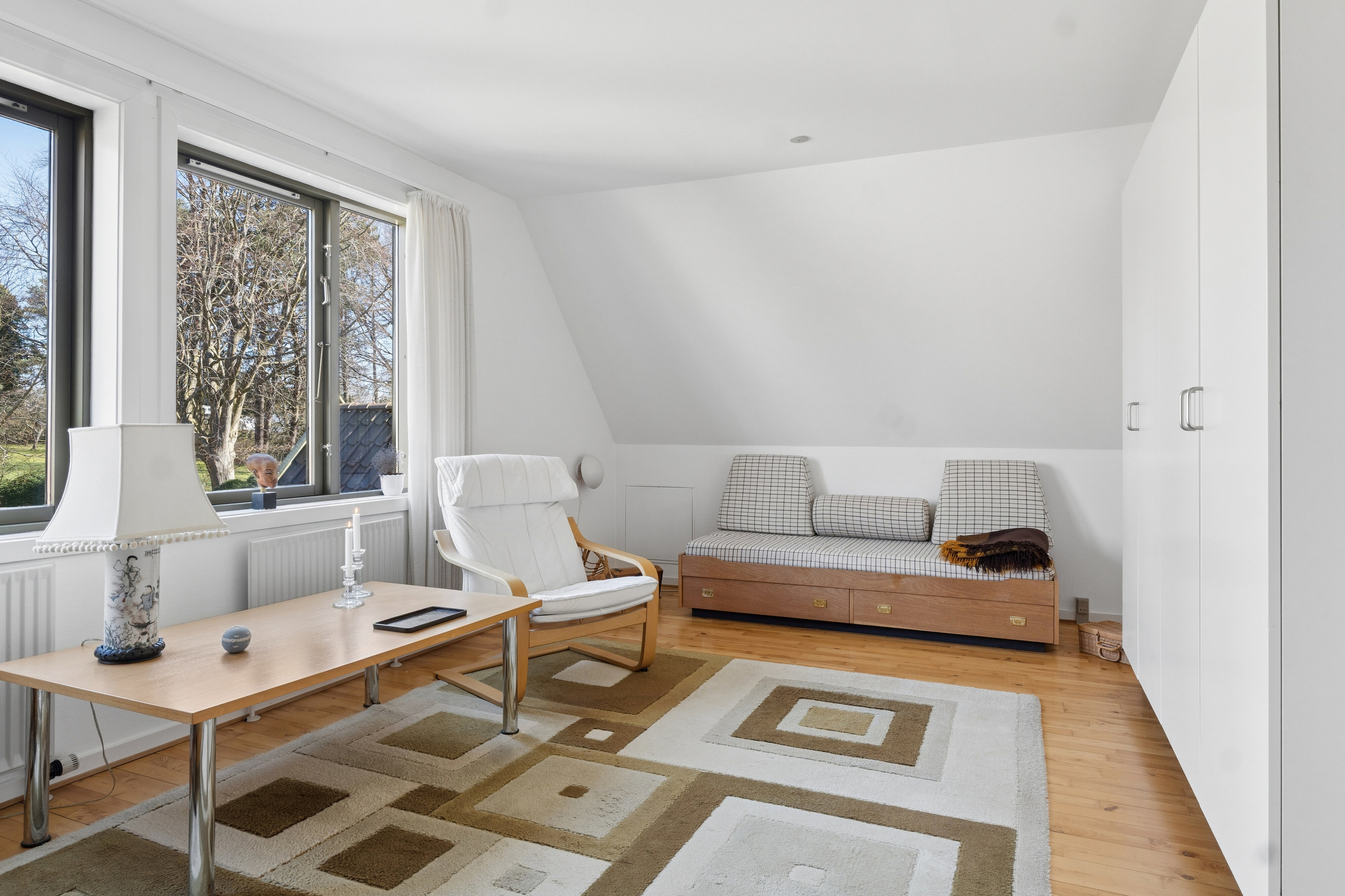 Fremhævet stue billede i fuldskærmstilstand. Billede af Sømandshvile Park 33, 2960 Rungsted Kyst