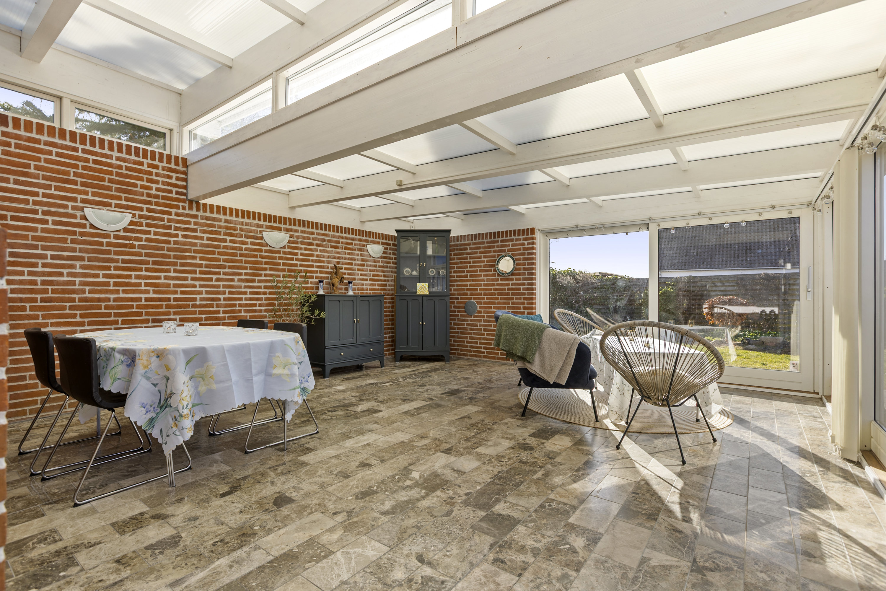 Fremhævet udestue billede i fuldskærmstilstand. Billede af Benløse Skel 4L, Benløse, 4100 Ringsted