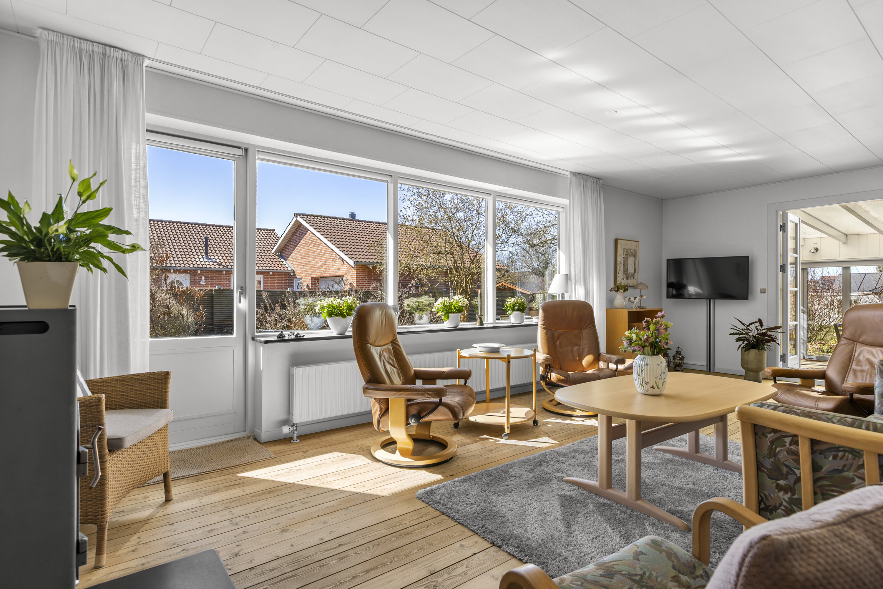 Fremhævet stue billede i fuldskærmstilstand. Billede af Havretoften 39, 4200 Slagelse