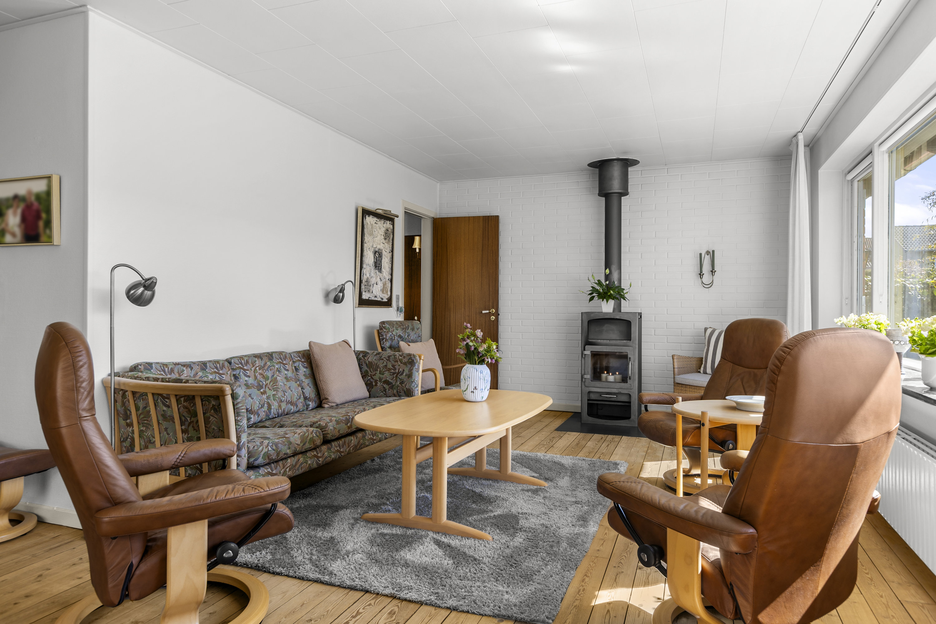 Fremhævet stue billede i fuldskærmstilstand. Billede af Havretoften 39, 4200 Slagelse