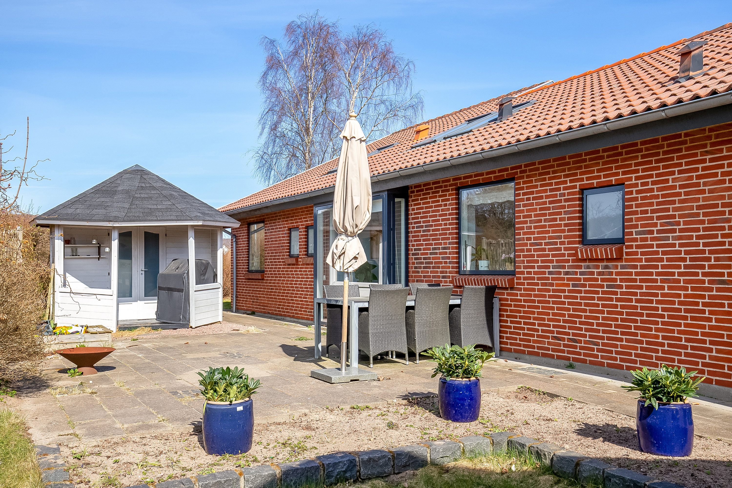 Fremhævet terrasse billede i fuldskærmstilstand. Billede af Skibet Bakkevej 14, 7100 Vejle