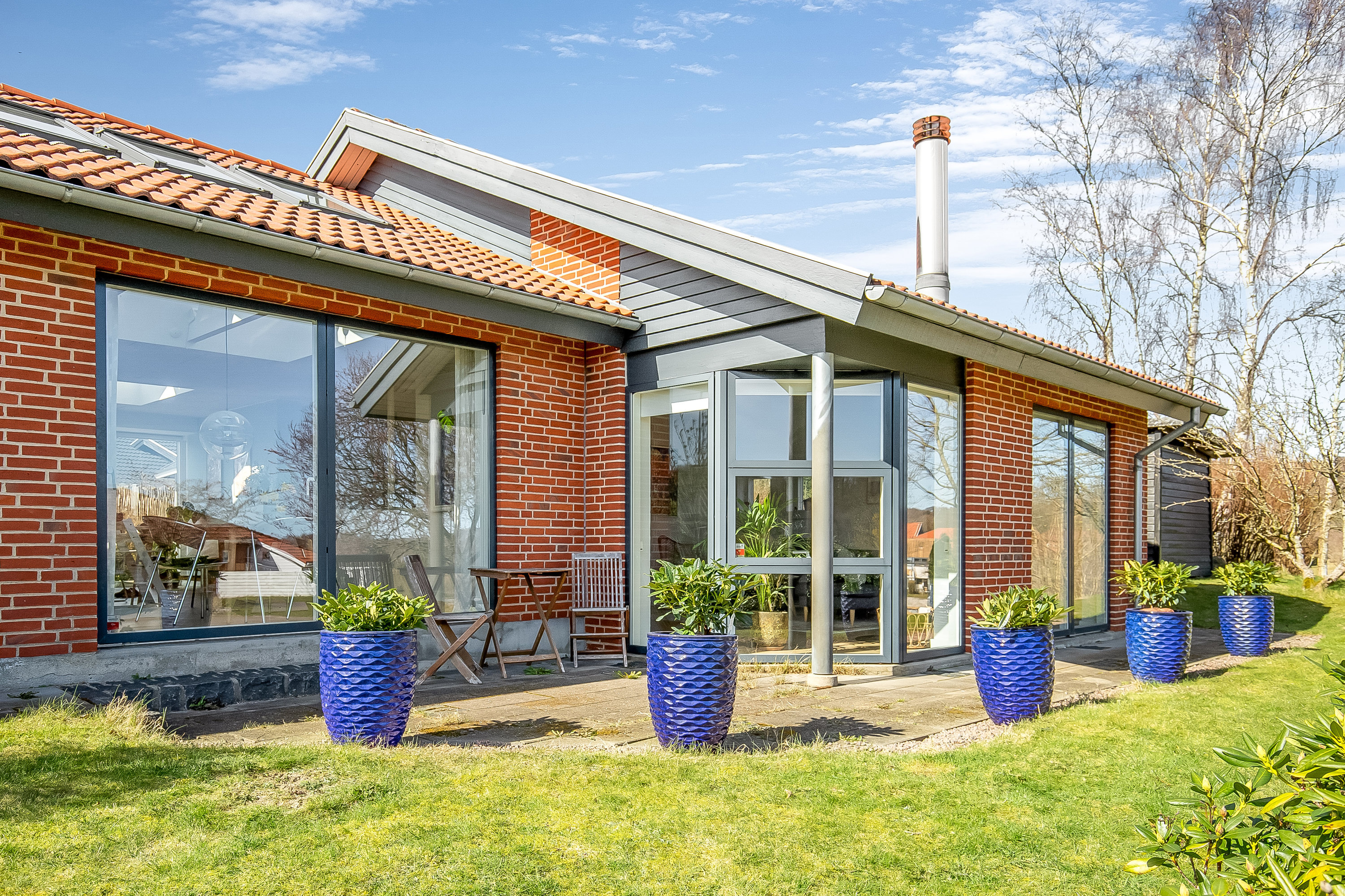 Fremhævet terrasse billede i fuldskærmstilstand. Billede af Skibet Bakkevej 14, 7100 Vejle