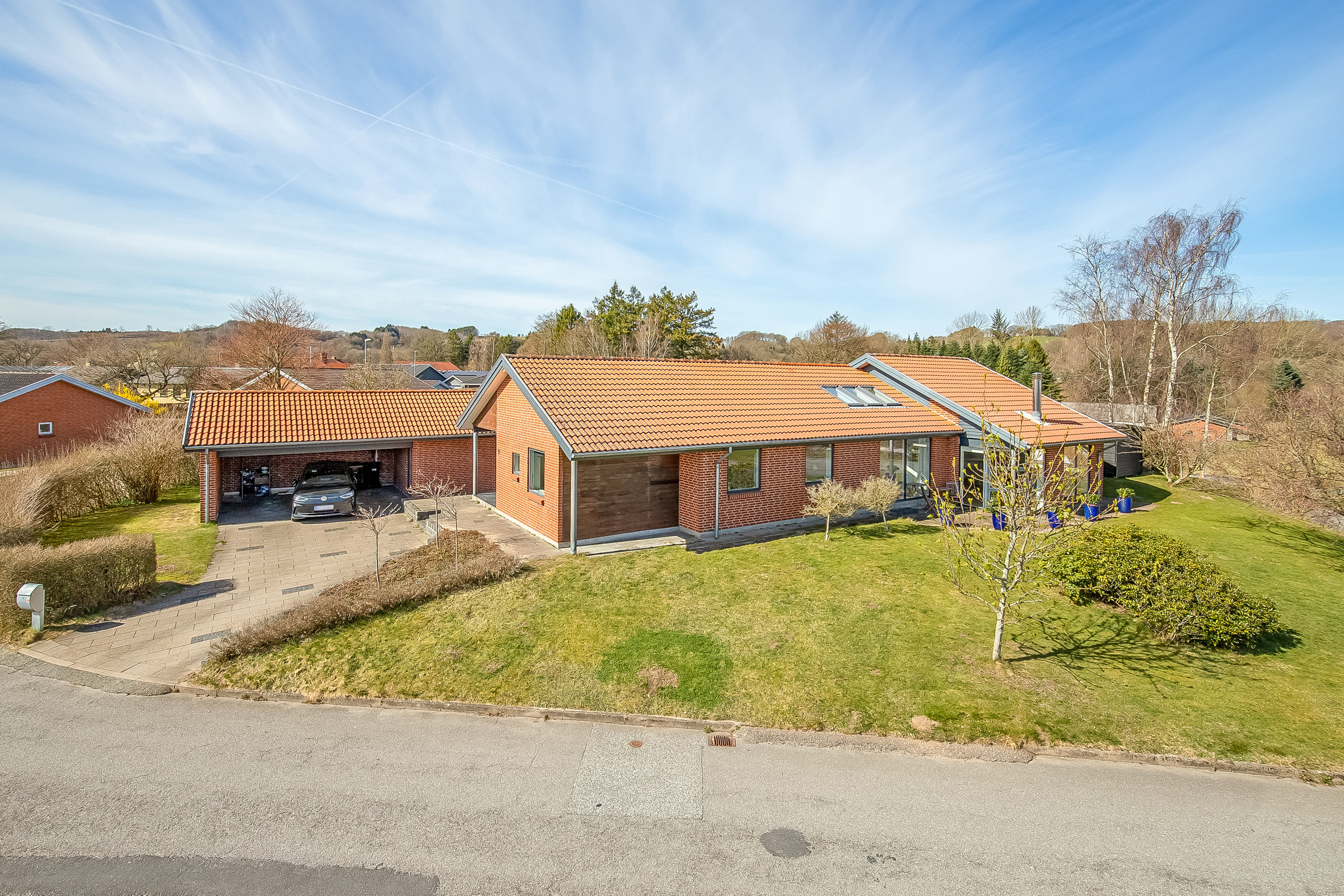 Villa: Mastefoto på Skibet Bakkevej 14, 7100 Vejle