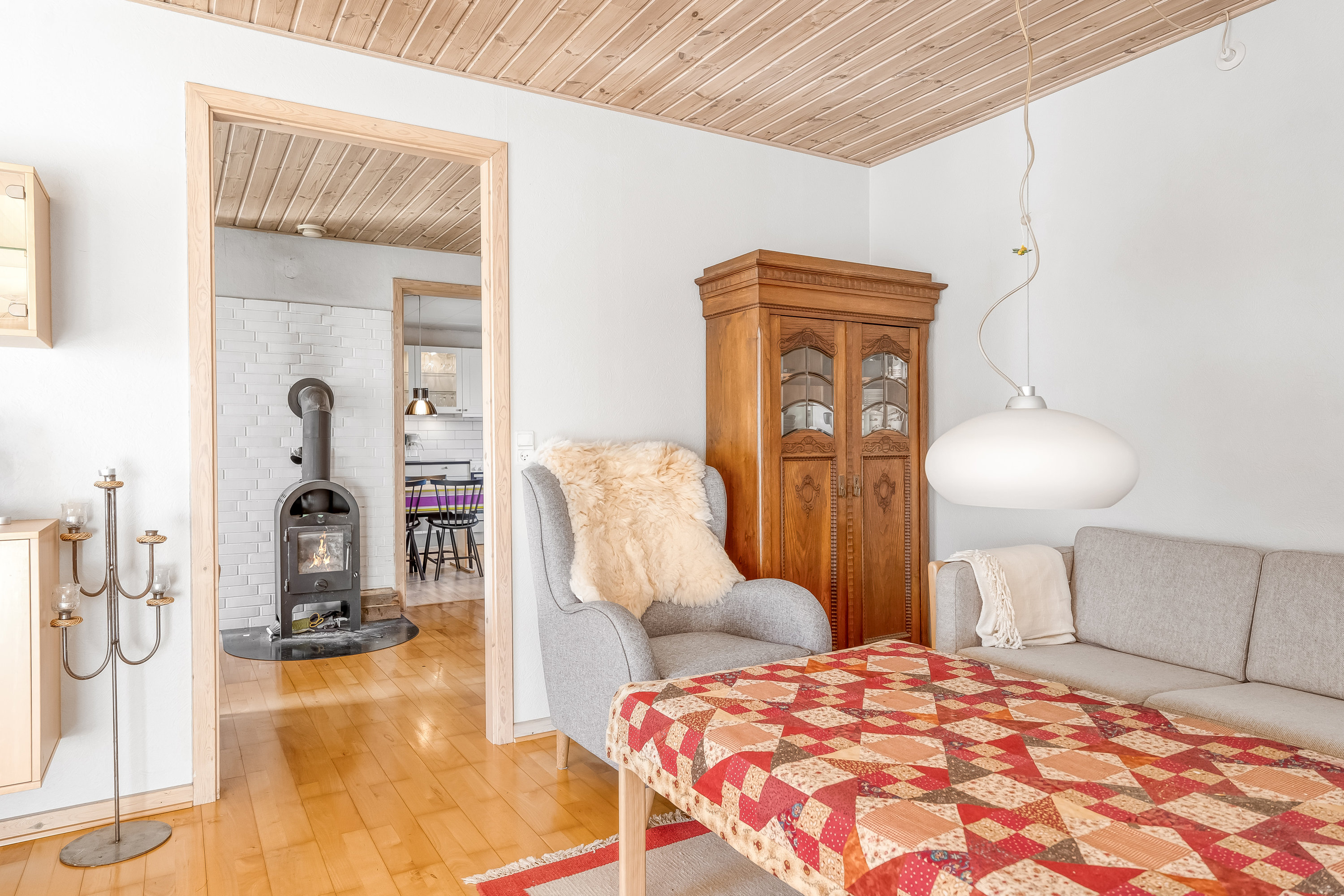 Fremhævet stue billede i fuldskærmstilstand. Billede af Bymarken 14, Nagelsti, 4891 Toreby L