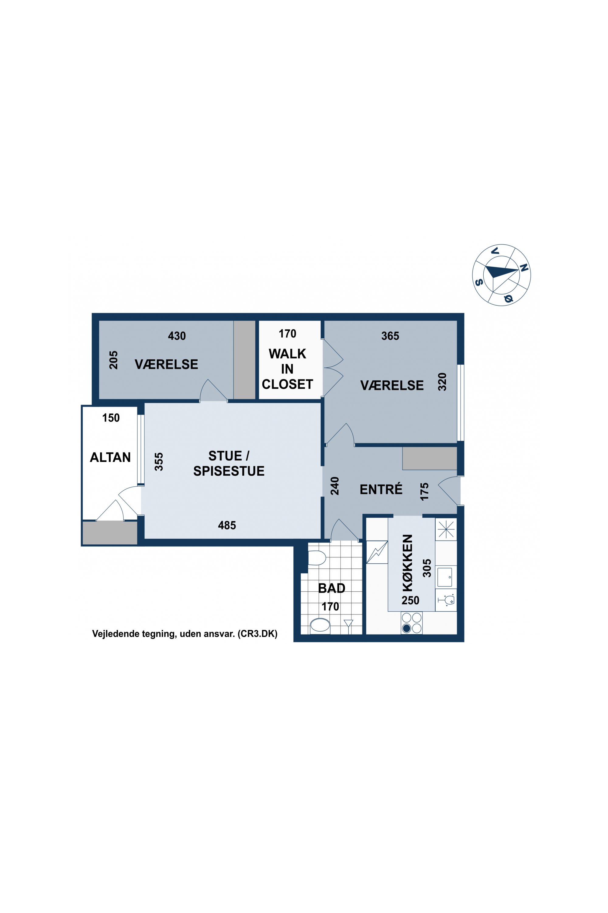 Plantegninger billede af Bagsværd Hovedgade 83E, 3., 2880 Bagsværd