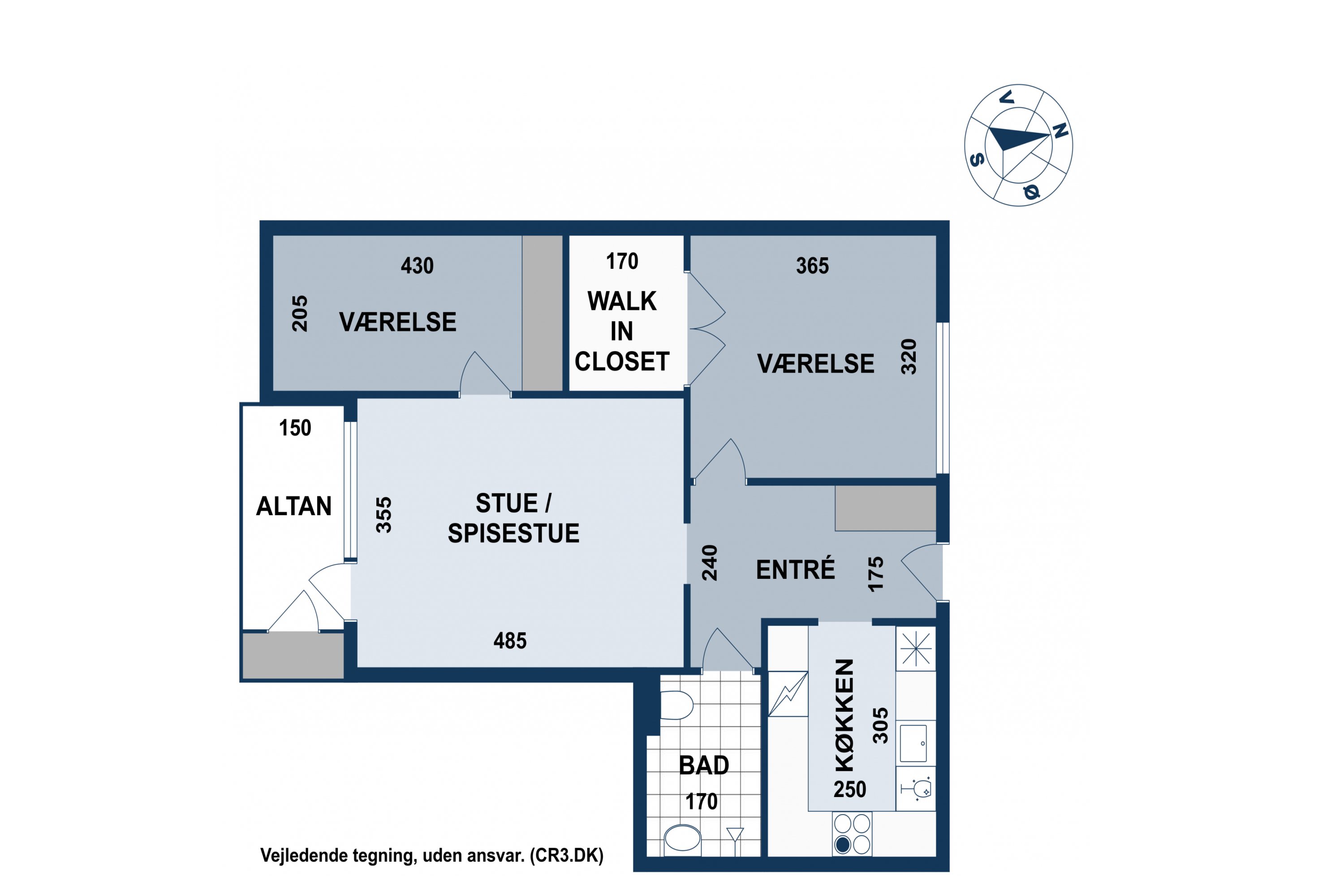 Plantegninger billede af Bagsværd Hovedgade 83E, 3., 2880 Bagsværd