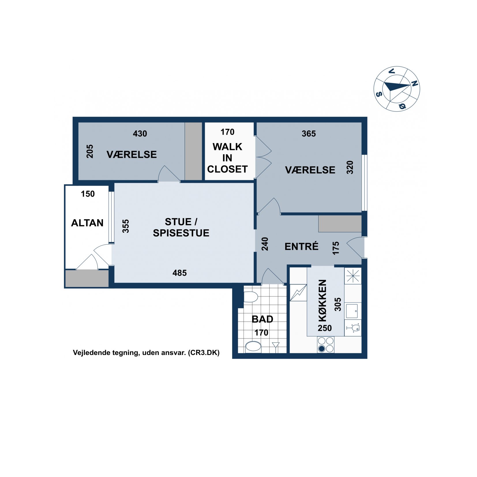 Plantegninger billede af Bagsværd Hovedgade 83E, 3., 2880 Bagsværd