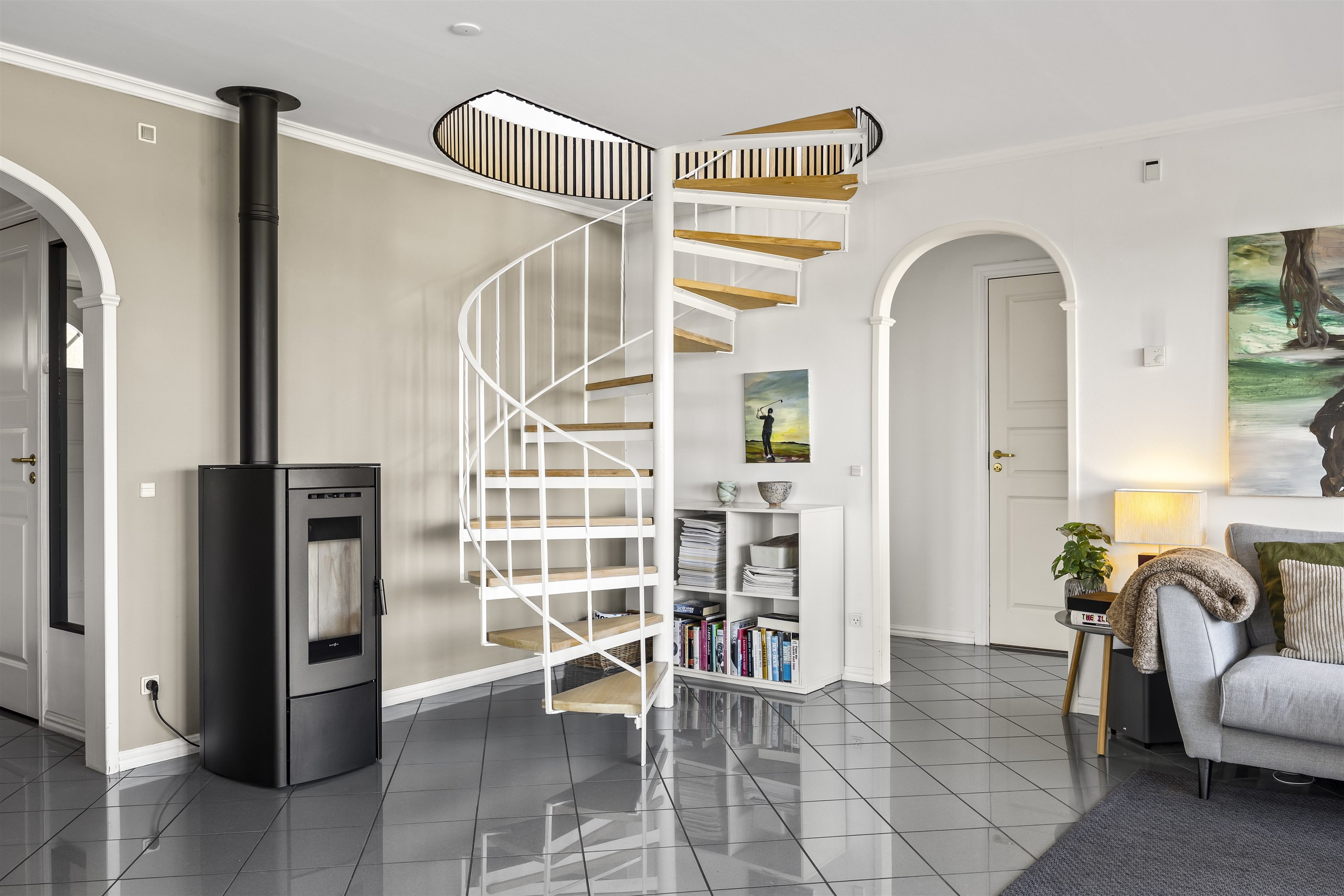 Fremhævet stue billede i fuldskærmstilstand. Billede af Stubbedamsvej 91B, 3000 Helsingør