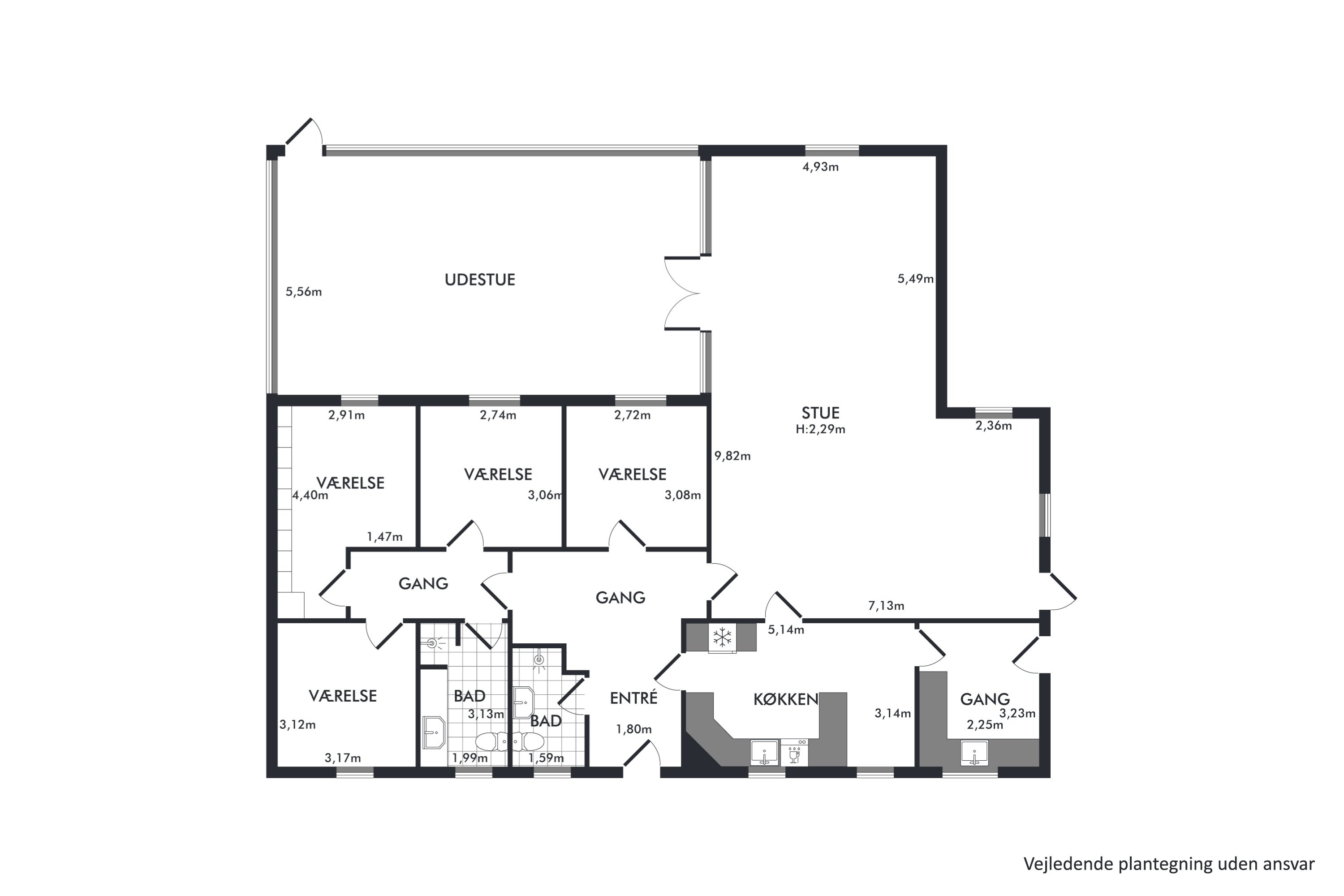 Plantegninger billede af Hirsevænget 10, 7500 Holstebro