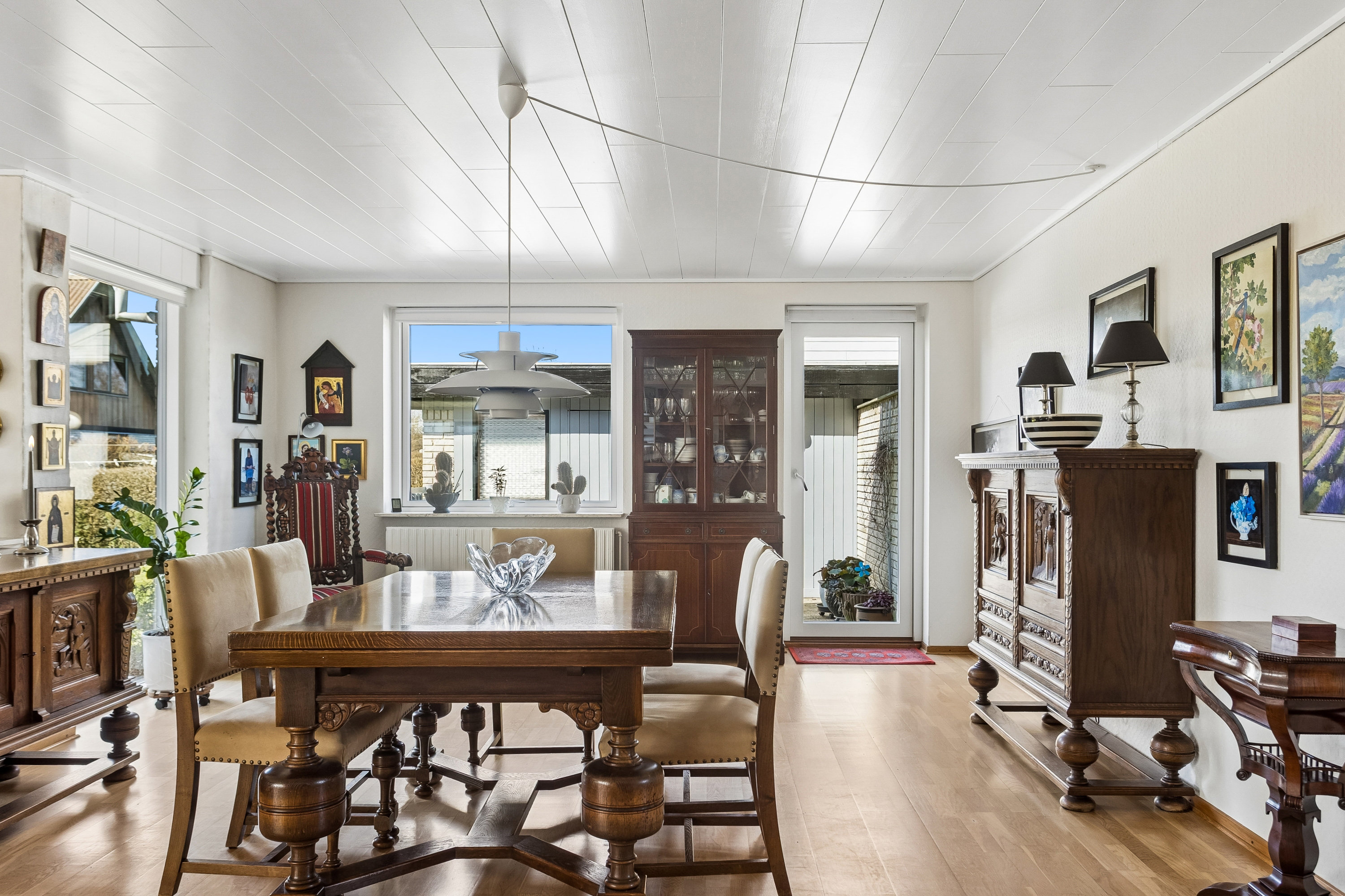 Fremhævet stue billede i fuldskærmstilstand. Billede af Hirsevænget 10, 7500 Holstebro