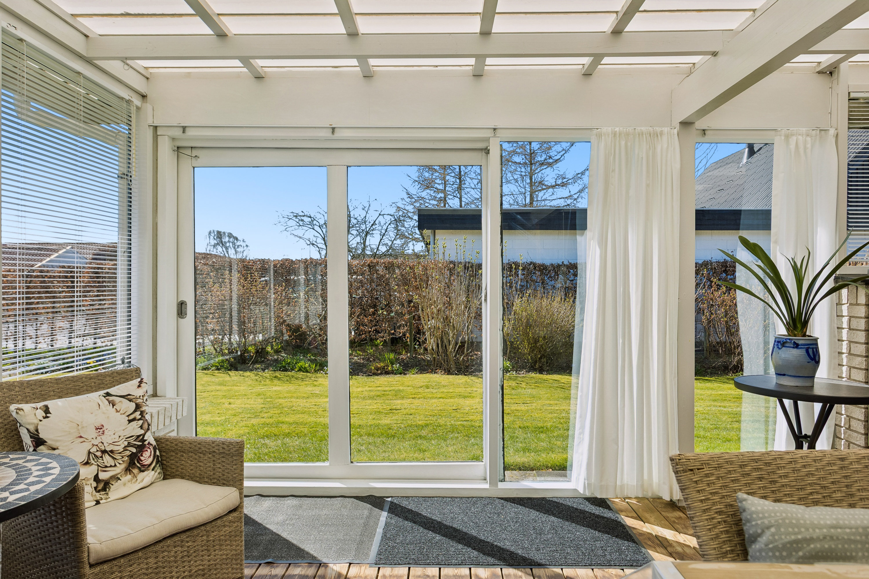 Fremhævet udestue billede i fuldskærmstilstand. Billede af Hirsevænget 10, 7500 Holstebro