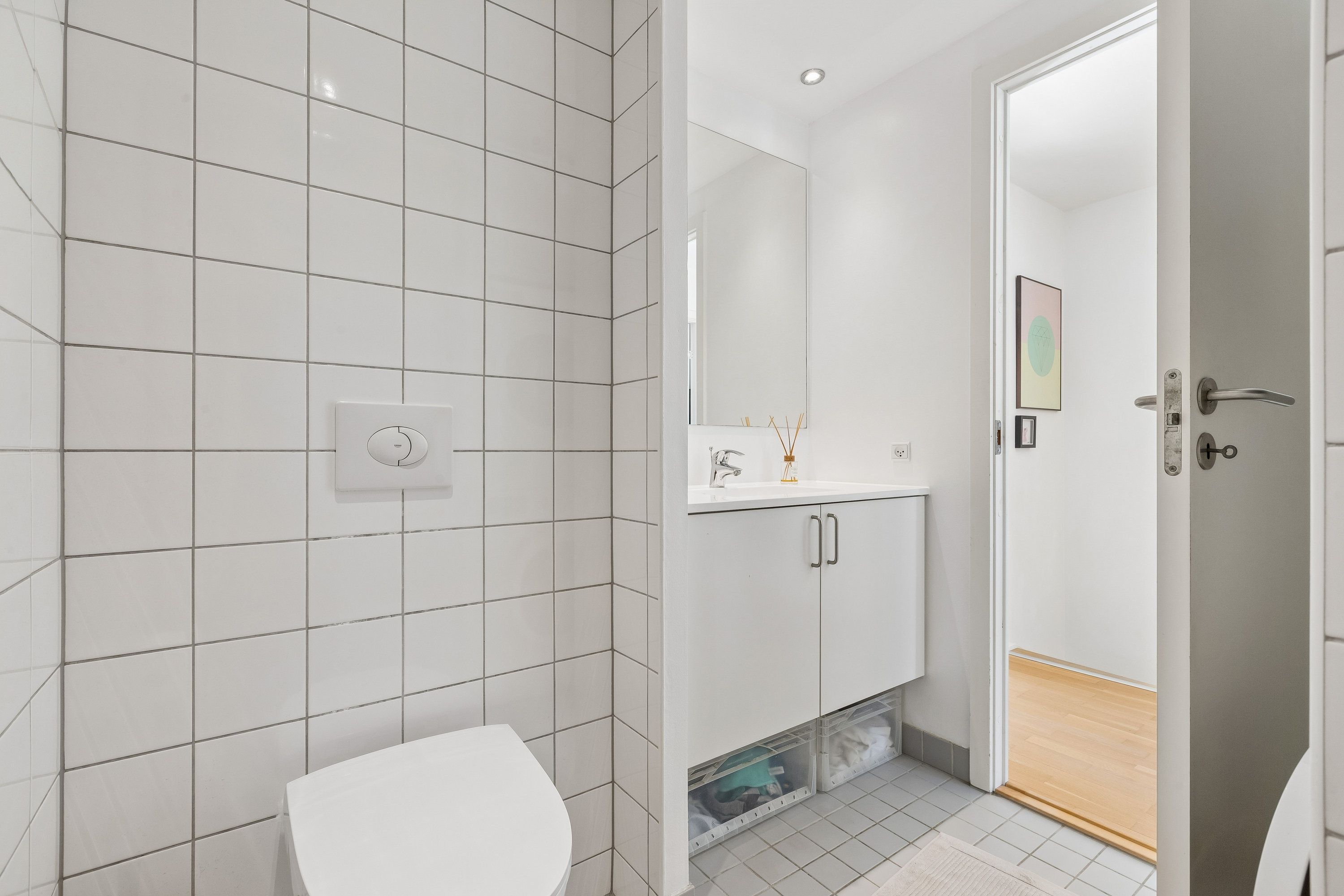 Fremhævet badeværelse billede i fuldskærmstilstand. Billede af Tom Kristensens Vej 85, 2300 København S