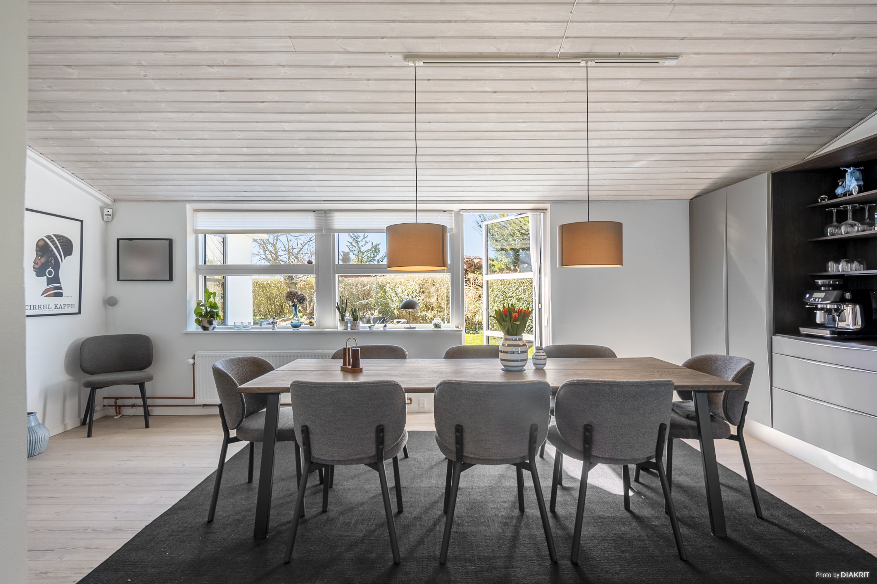 Fremhævet spisekøkken billede i fuldskærmstilstand. Billede af Møllebakken 6, 4681 Herfølge