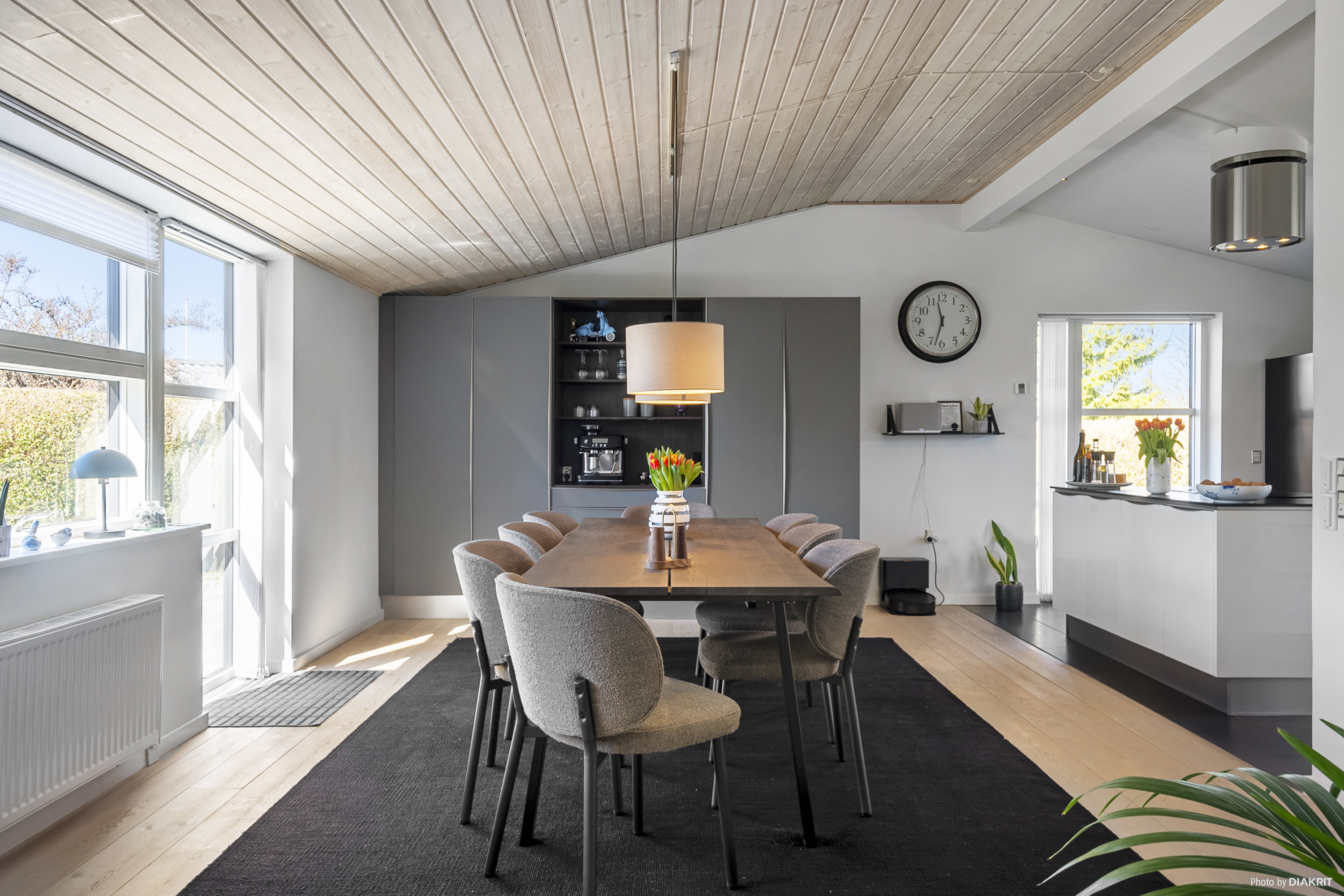 Fremhævet spisestue billede i fuldskærmstilstand. Billede af Møllebakken 6, 4681 Herfølge