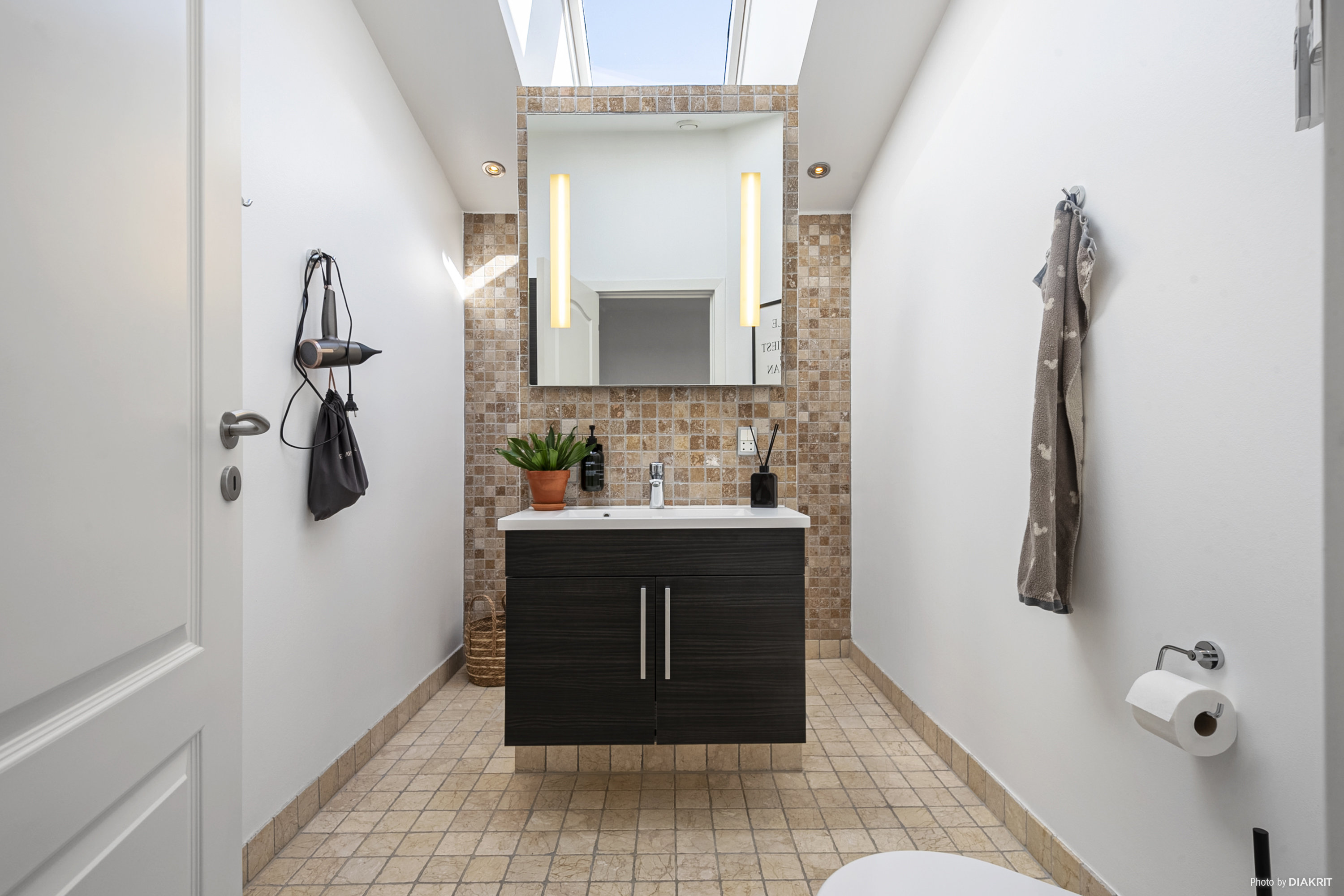 Fremhævet toilet billede i fuldskærmstilstand. Billede af Møllebakken 6, 4681 Herfølge