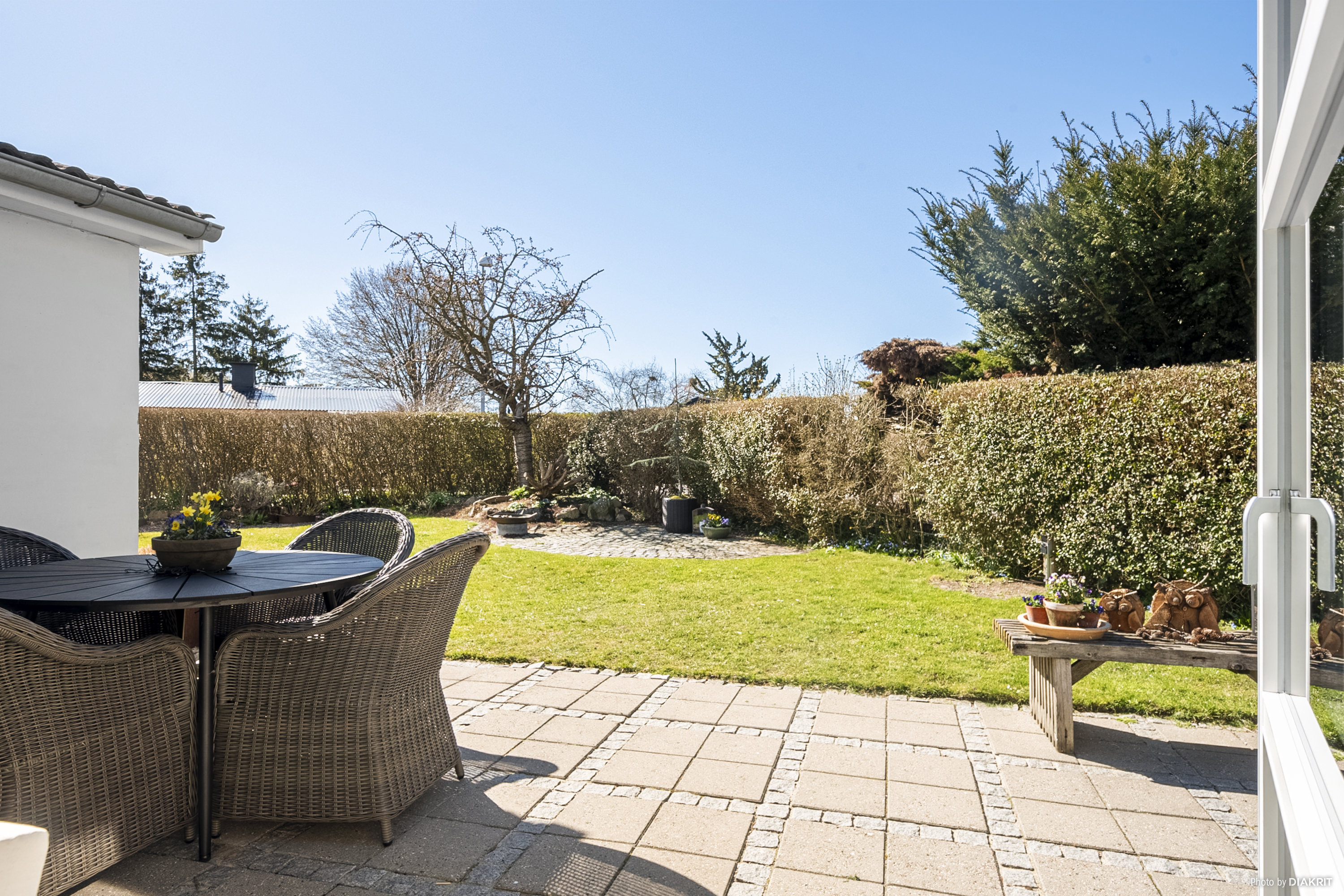 Fremhævet stue billede i fuldskærmstilstand. Billede af Møllebakken 6, 4681 Herfølge