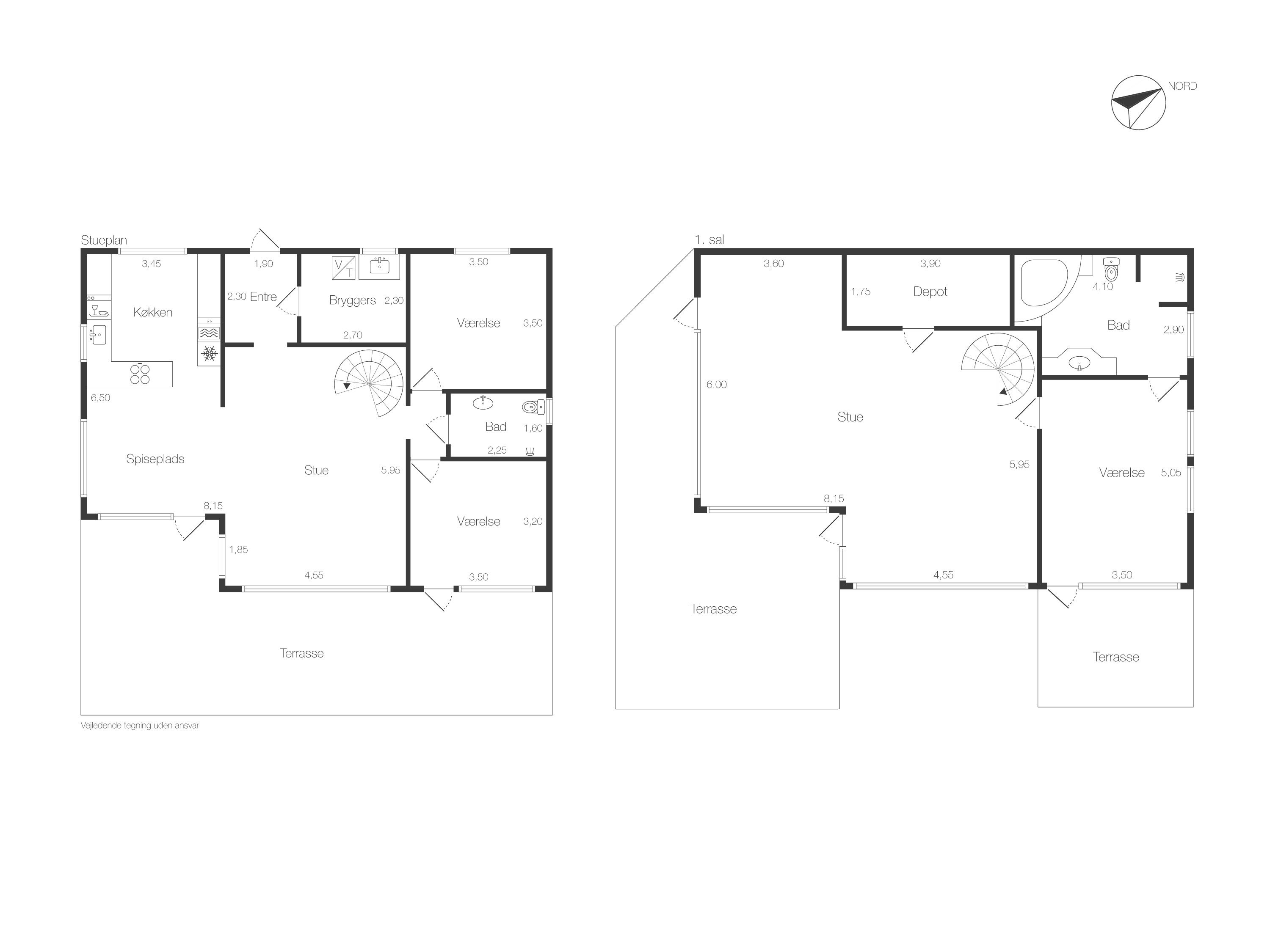 Plantegninger billede af Stubbedamsvej 91B, 3000 Helsingør