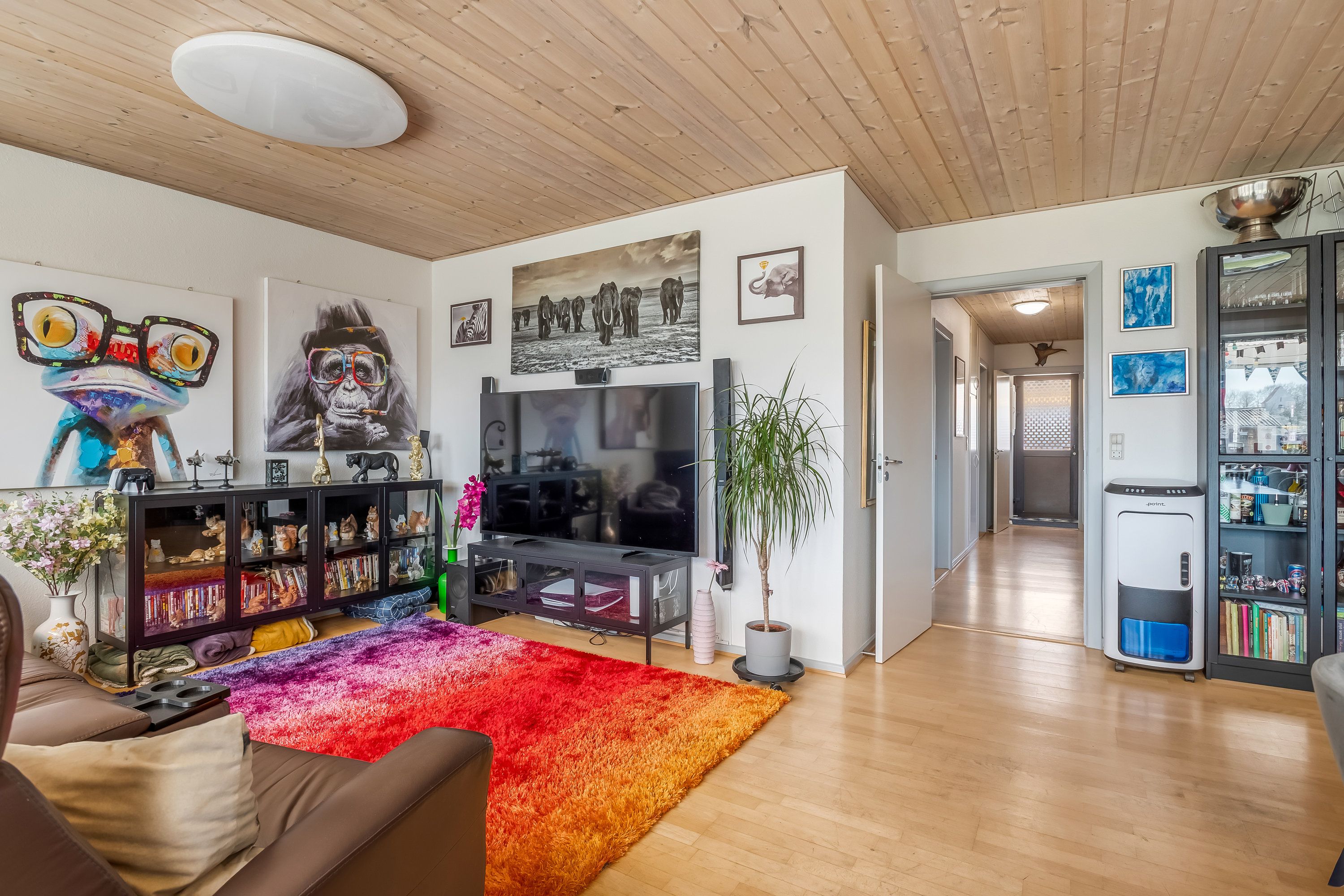 Fremhævet stue billede i fuldskærmstilstand. Billede af Store Kjærgaardsvej 7, 6940 Lem St