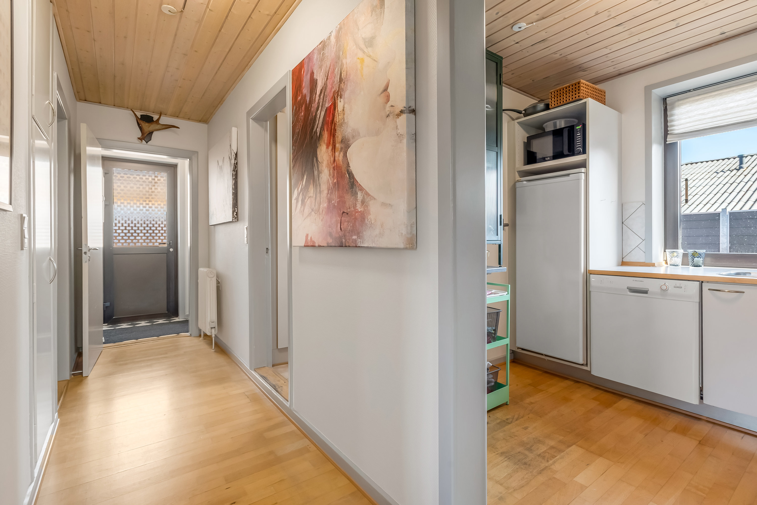 Fremhævet gang billede i fuldskærmstilstand. Billede af Store Kjærgaardsvej 7, 6940 Lem St