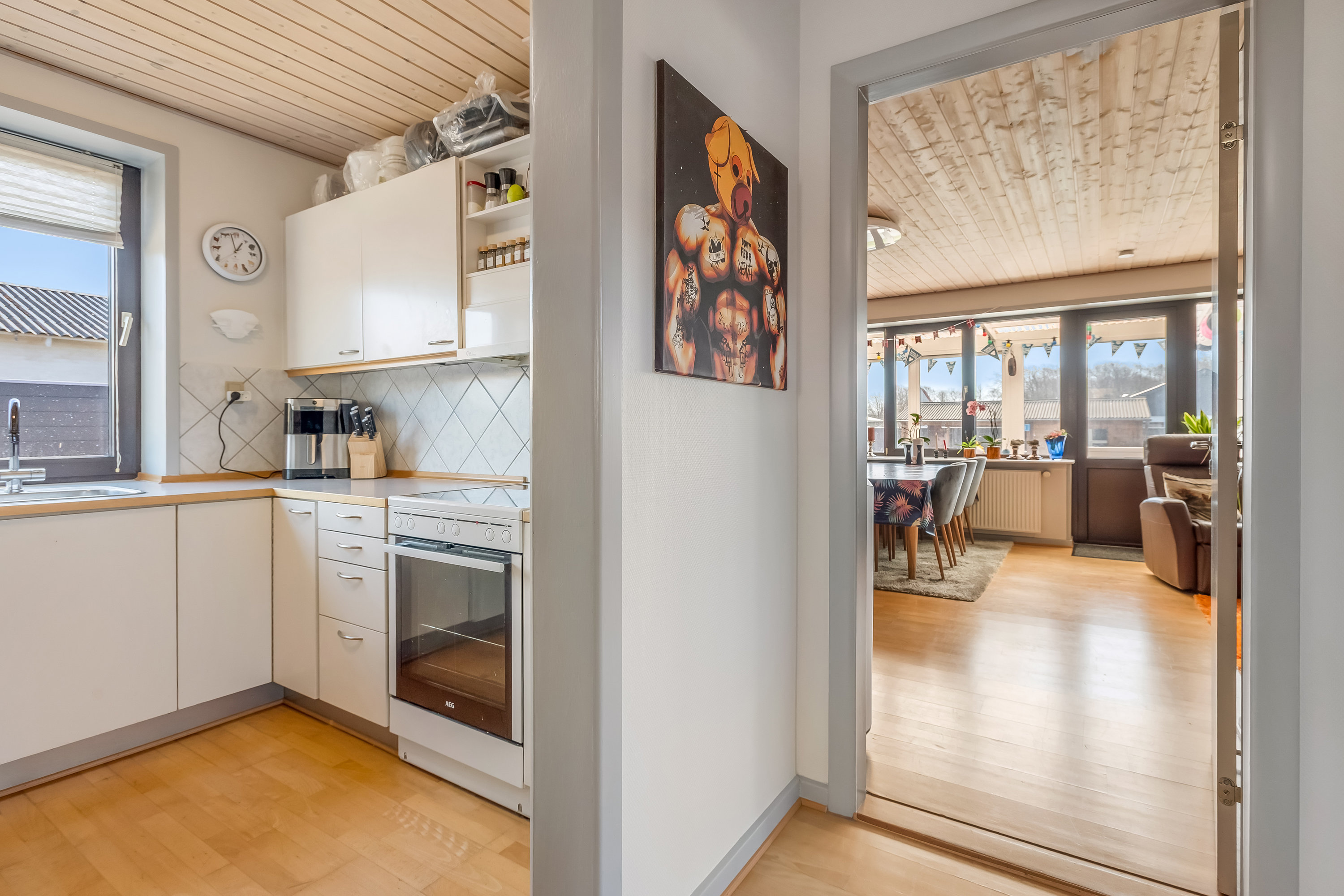 Fremhævet gang billede i fuldskærmstilstand. Billede af Store Kjærgaardsvej 7, 6940 Lem St