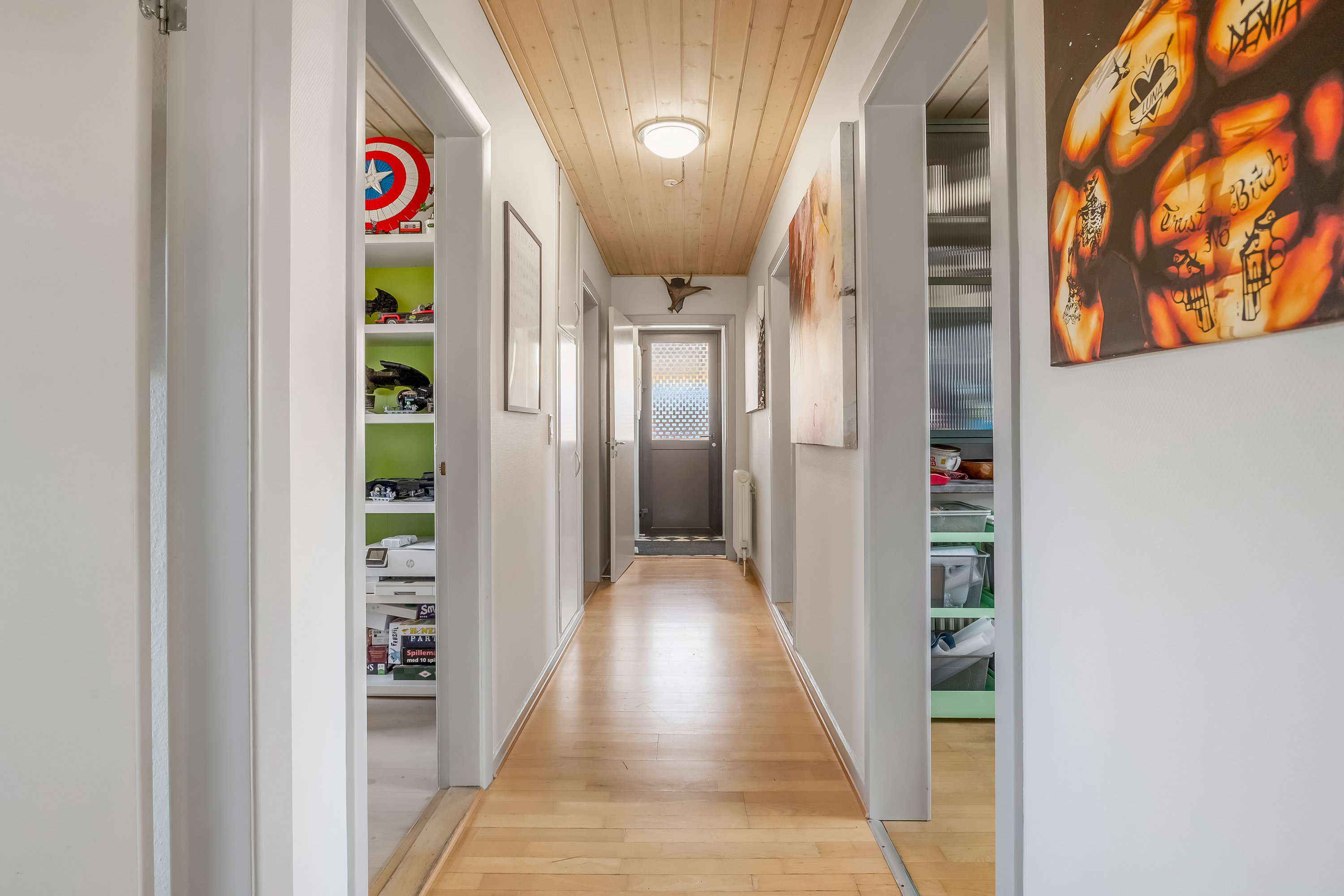 Fremhævet entré billede i fuldskærmstilstand. Billede af Store Kjærgaardsvej 7, 6940 Lem St