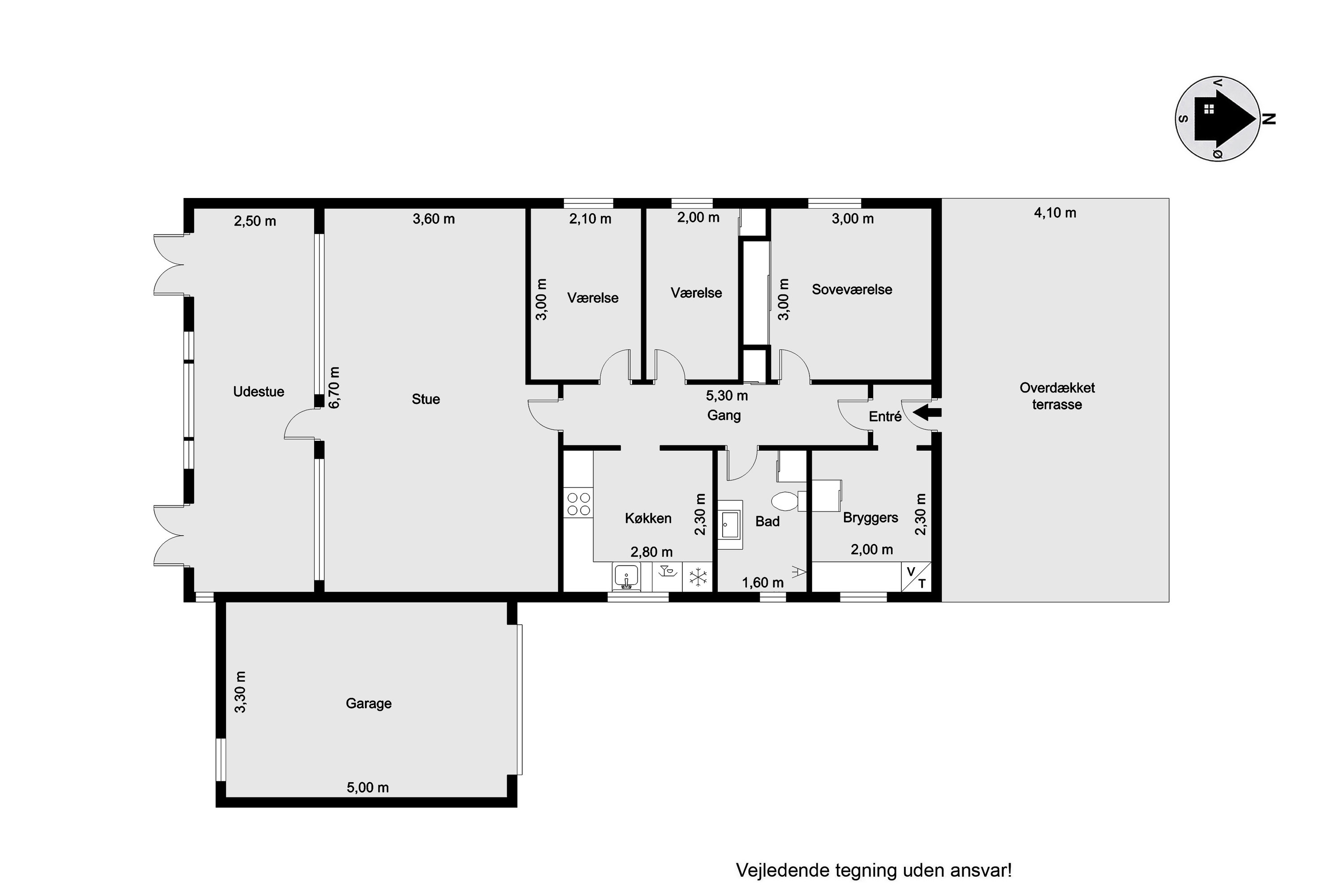 Plantegninger billede af Store Kjærgaardsvej 7, 6940 Lem St