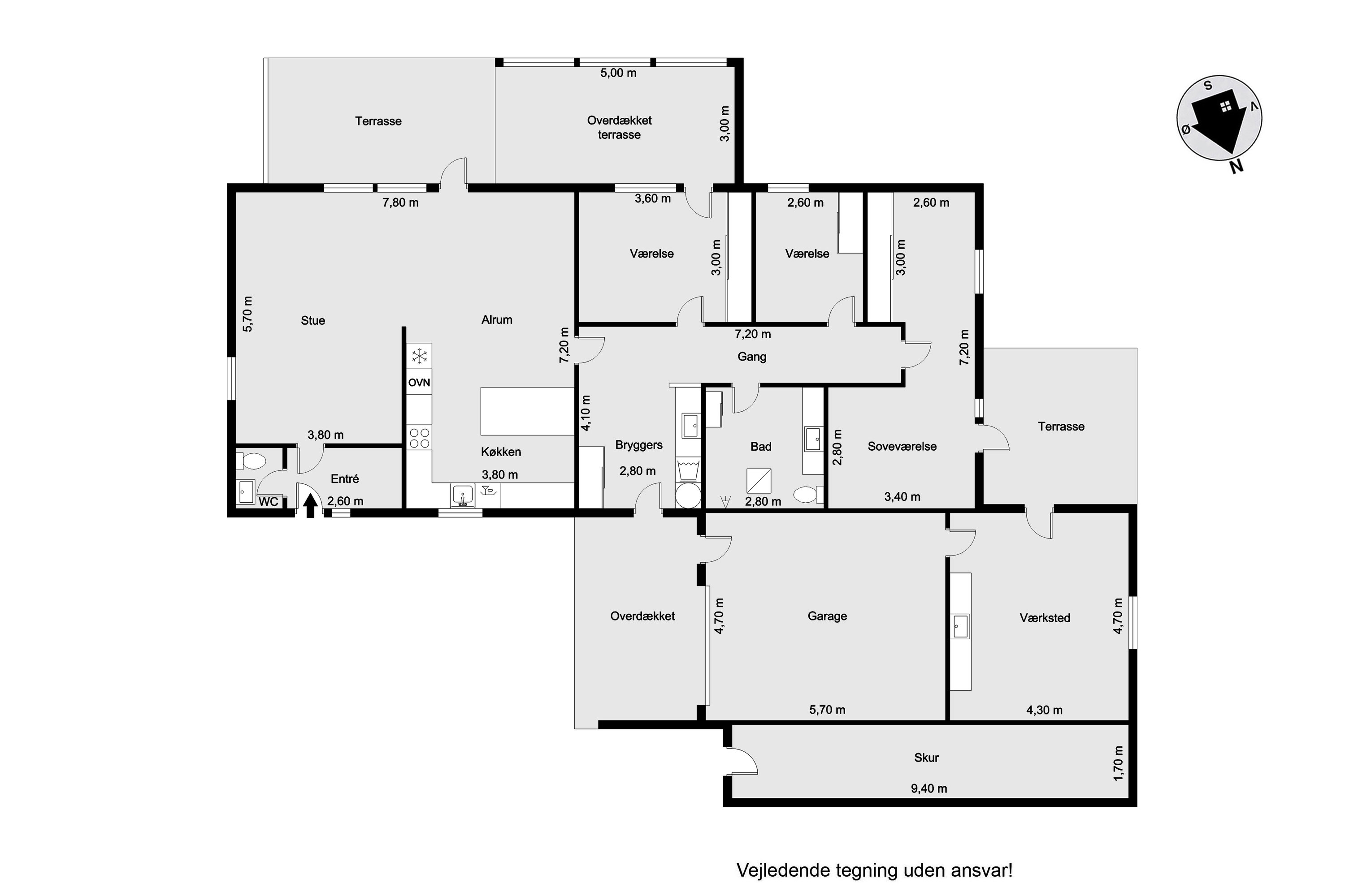 Plantegninger billede af Finlandsgade 5, 6950 Ringkøbing