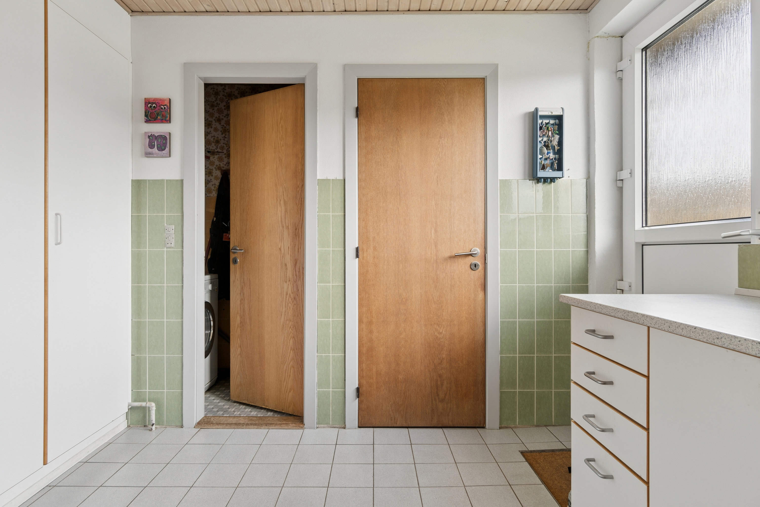 Fremhævet badeværelse billede i fuldskærmstilstand. Billede af Solbakken 19, Ræhr, 7730 Hanstholm