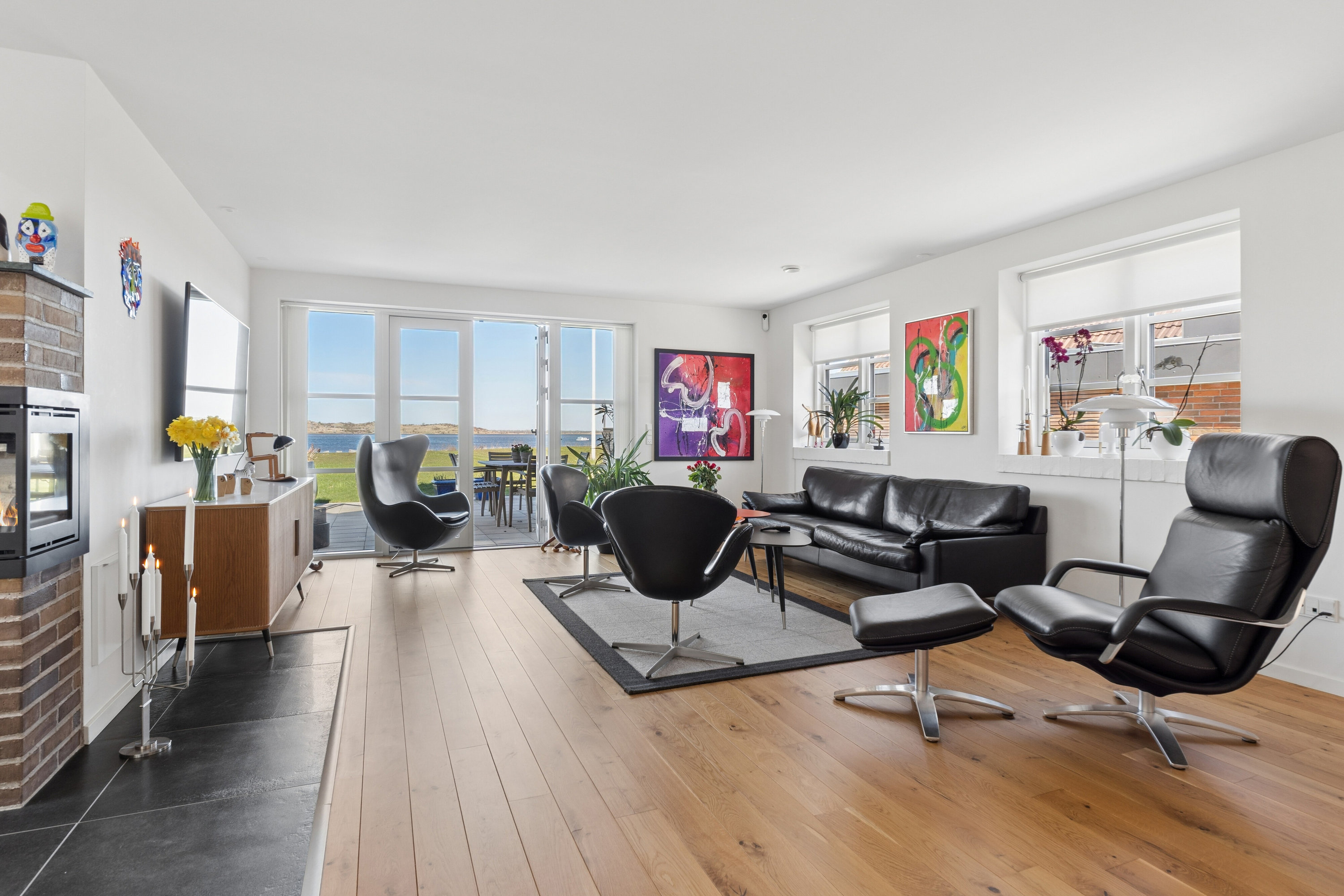 Fremhævet stue billede i fuldskærmstilstand. Billede af Muslingevej 24, Seden, 5240 Odense NØ