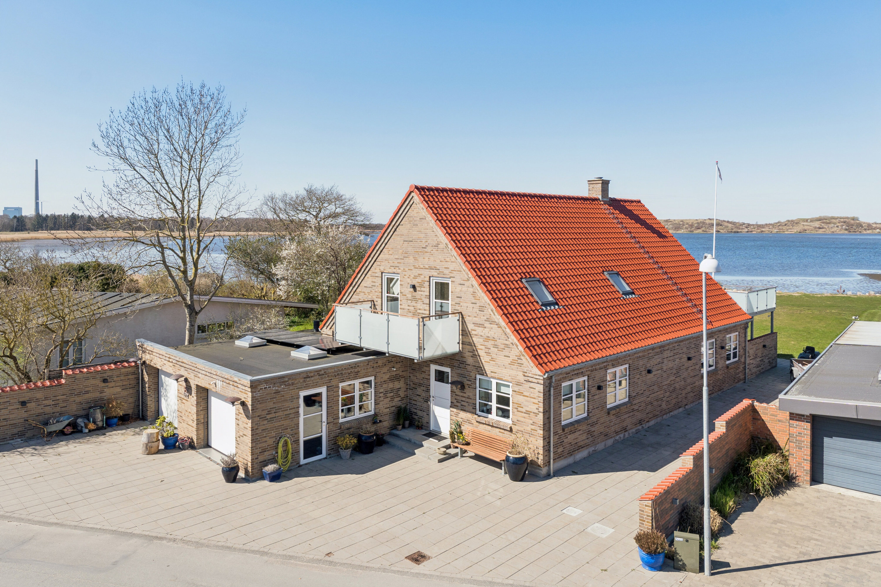 Villa: Udsigt fra toppen på Muslingevej 24, Seden, 5240 Odense NØ