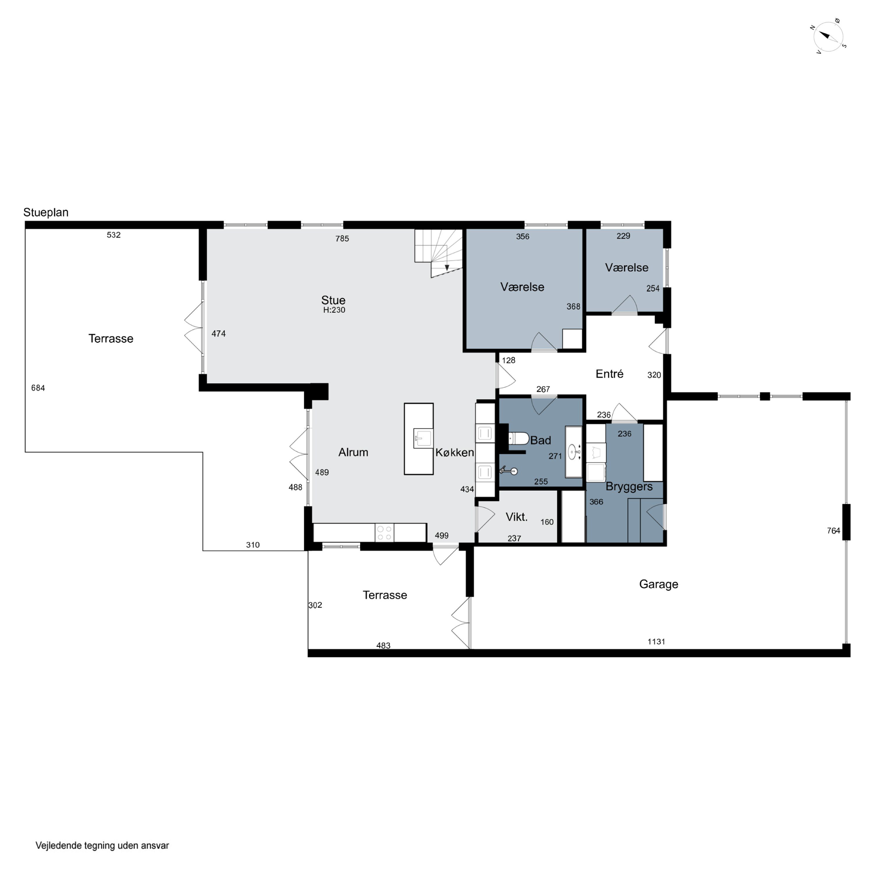 Plantegninger billede af Muslingevej 24, Seden, 5240 Odense NØ