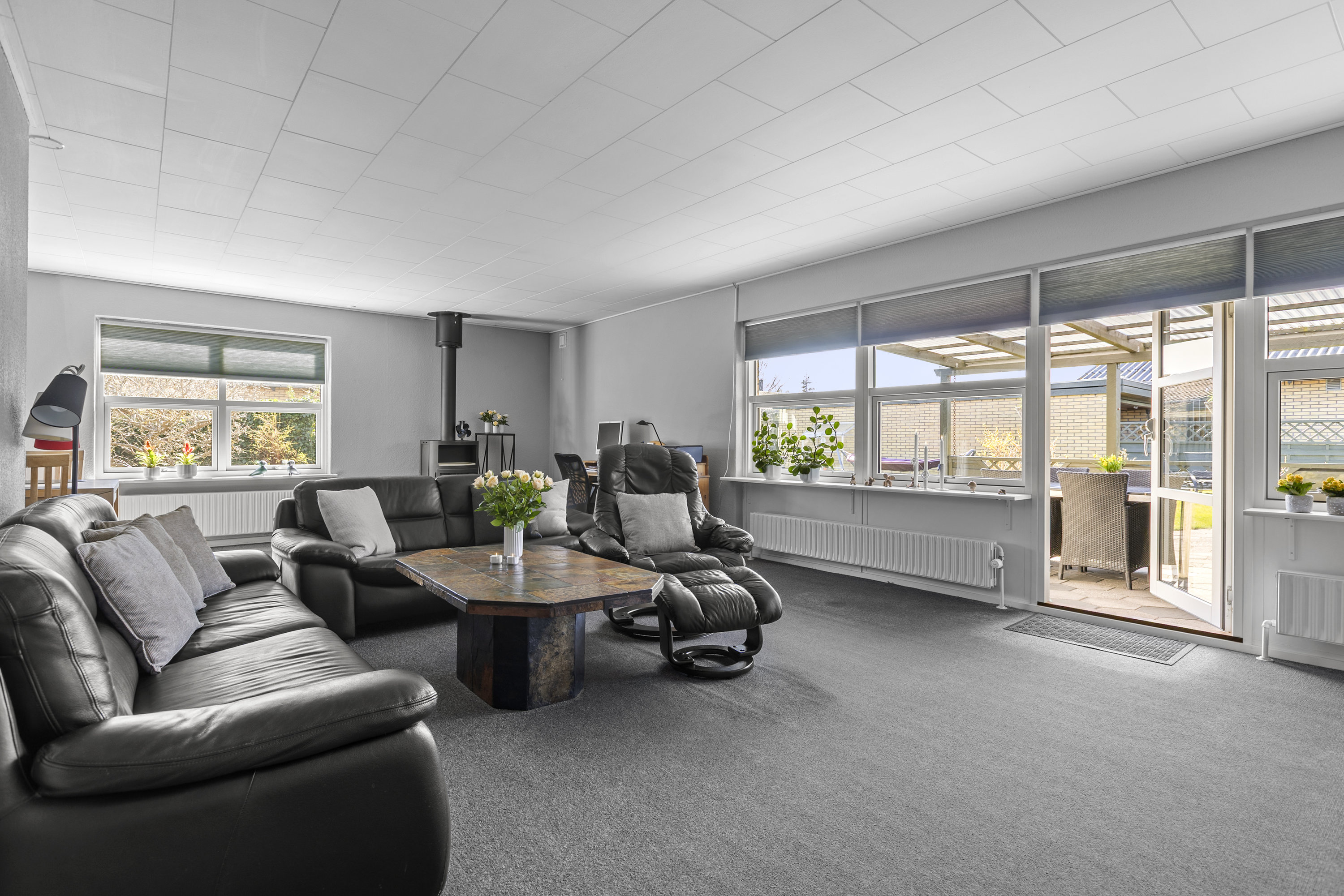 Fremhævet stue billede i fuldskærmstilstand. Billede af Baldersvej 13, 4220 Korsør