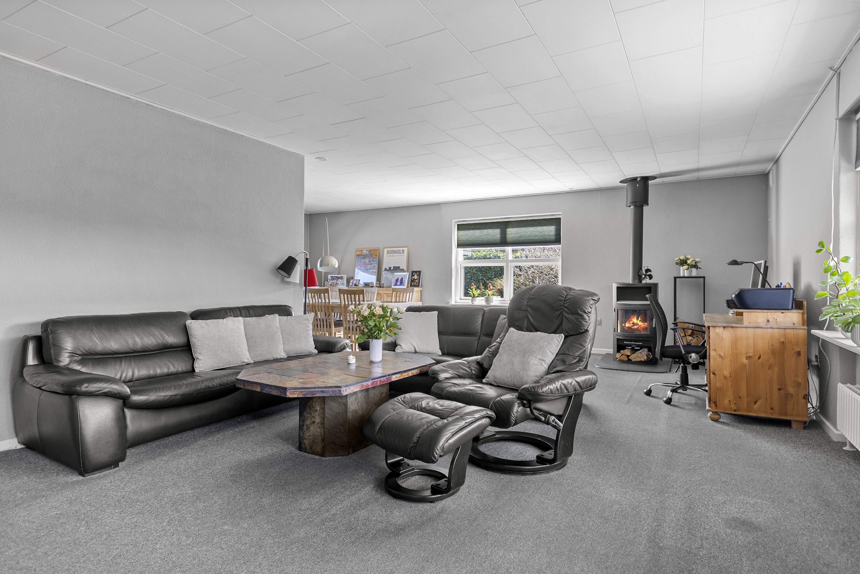 Fremhævet stue billede i fuldskærmstilstand. Billede af Baldersvej 13, 4220 Korsør