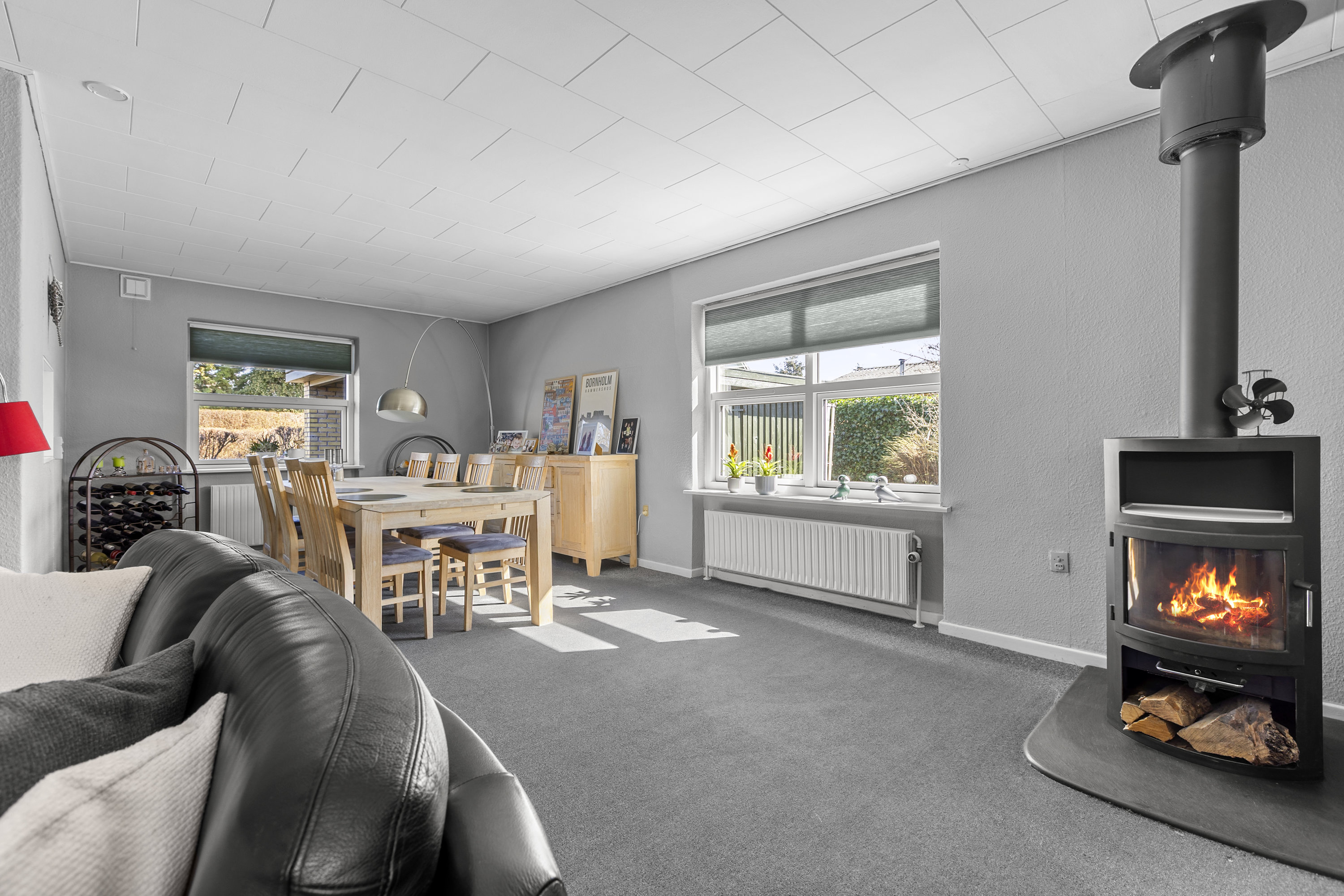 Fremhævet stue billede i fuldskærmstilstand. Billede af Baldersvej 13, 4220 Korsør