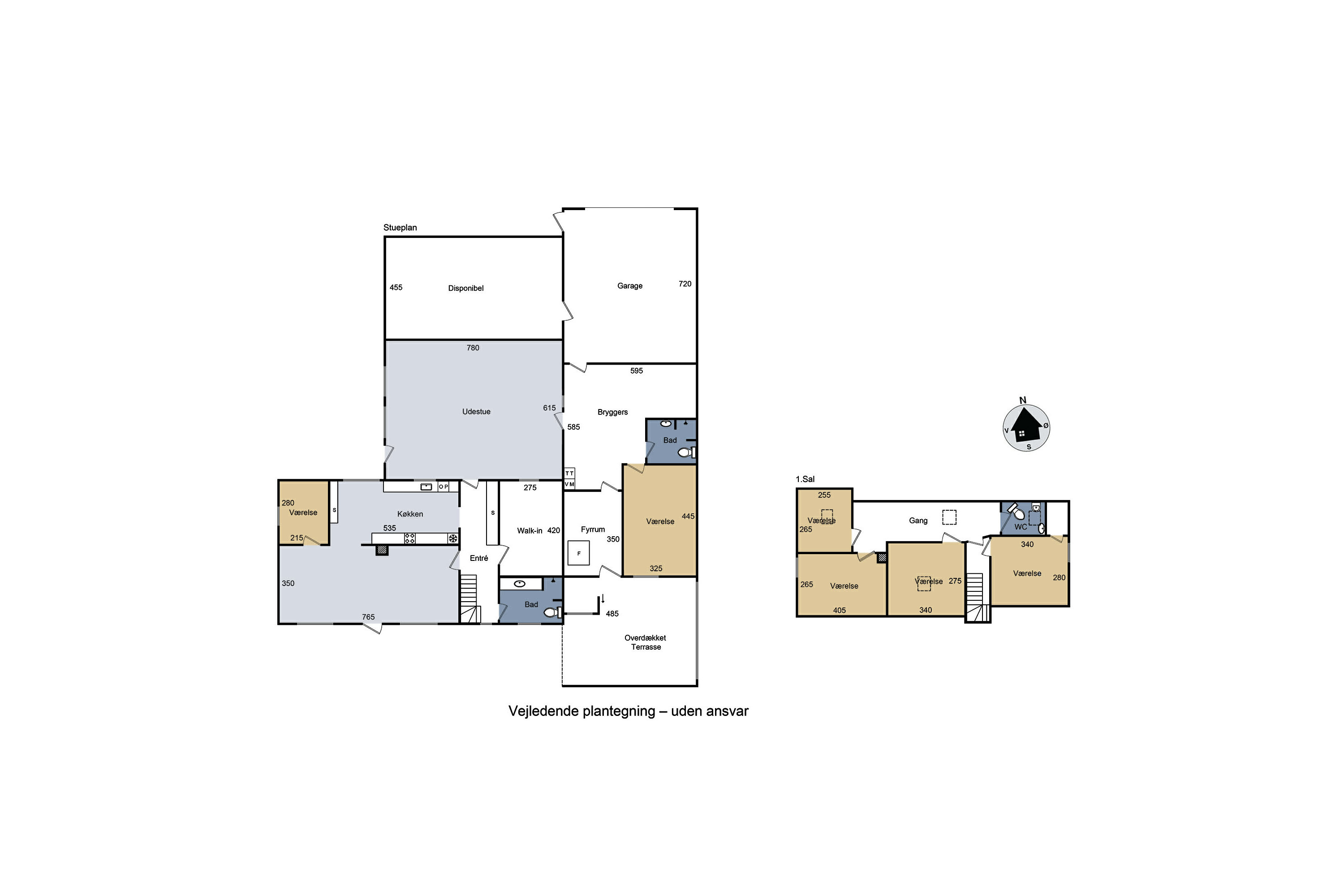 Plantegninger billede af Møllevangen 5, Rørby, 4400 Kalundborg