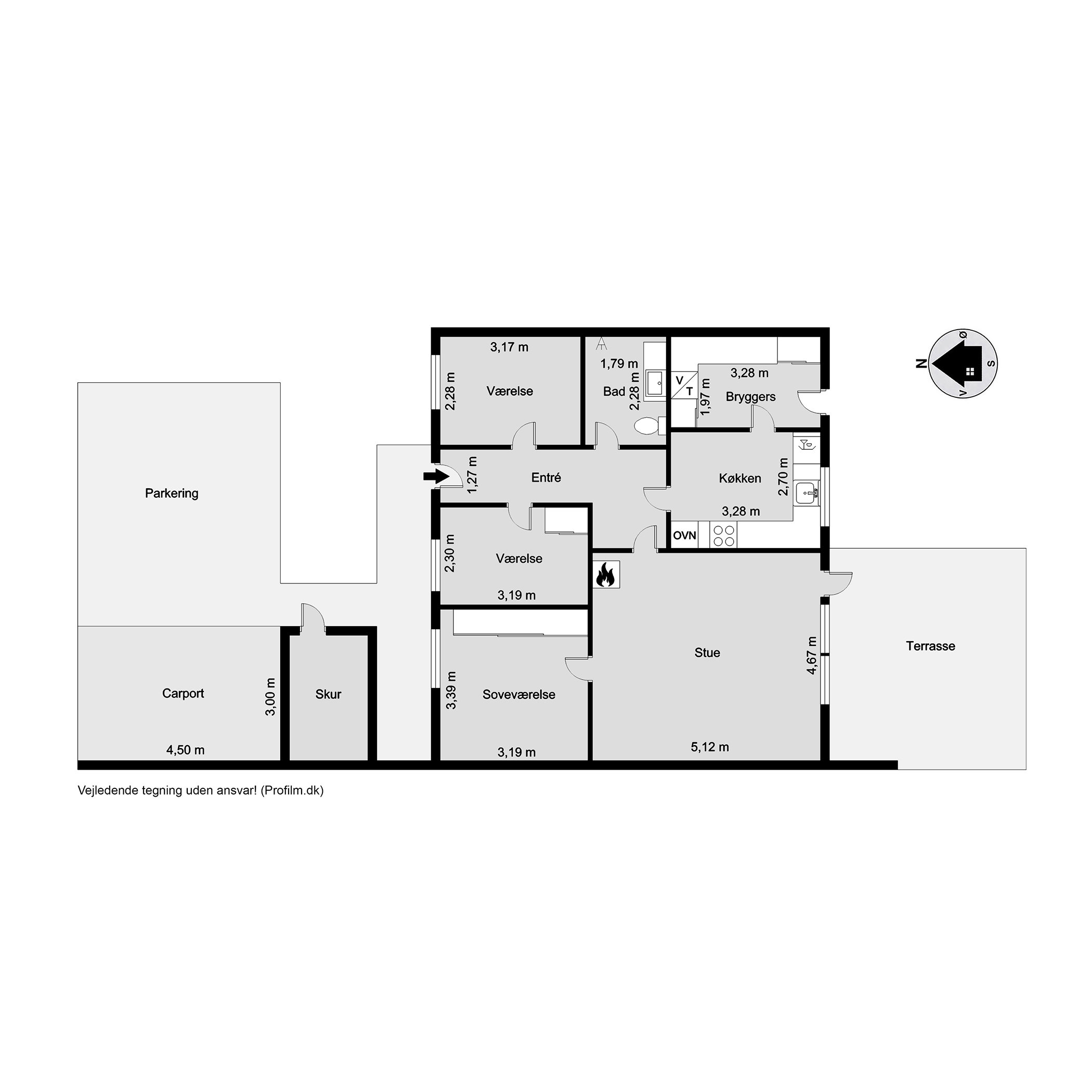 Plantegninger billede af Langesøvej 16, Erritsø, 7000 Fredericia