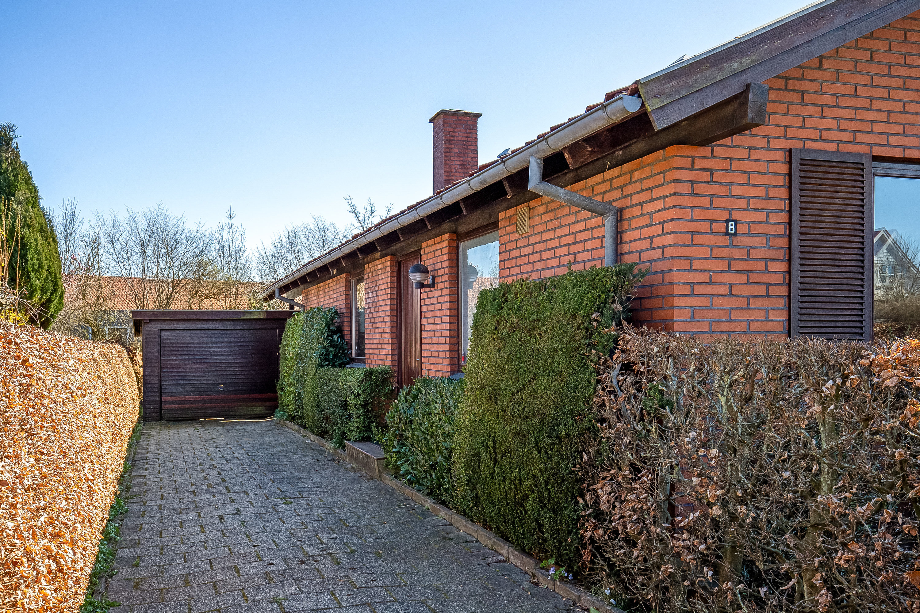 Fremhævet indkørsel billede i fuldskærmstilstand. Billede af Engtoften 8, Erritsø, 7000 Fredericia