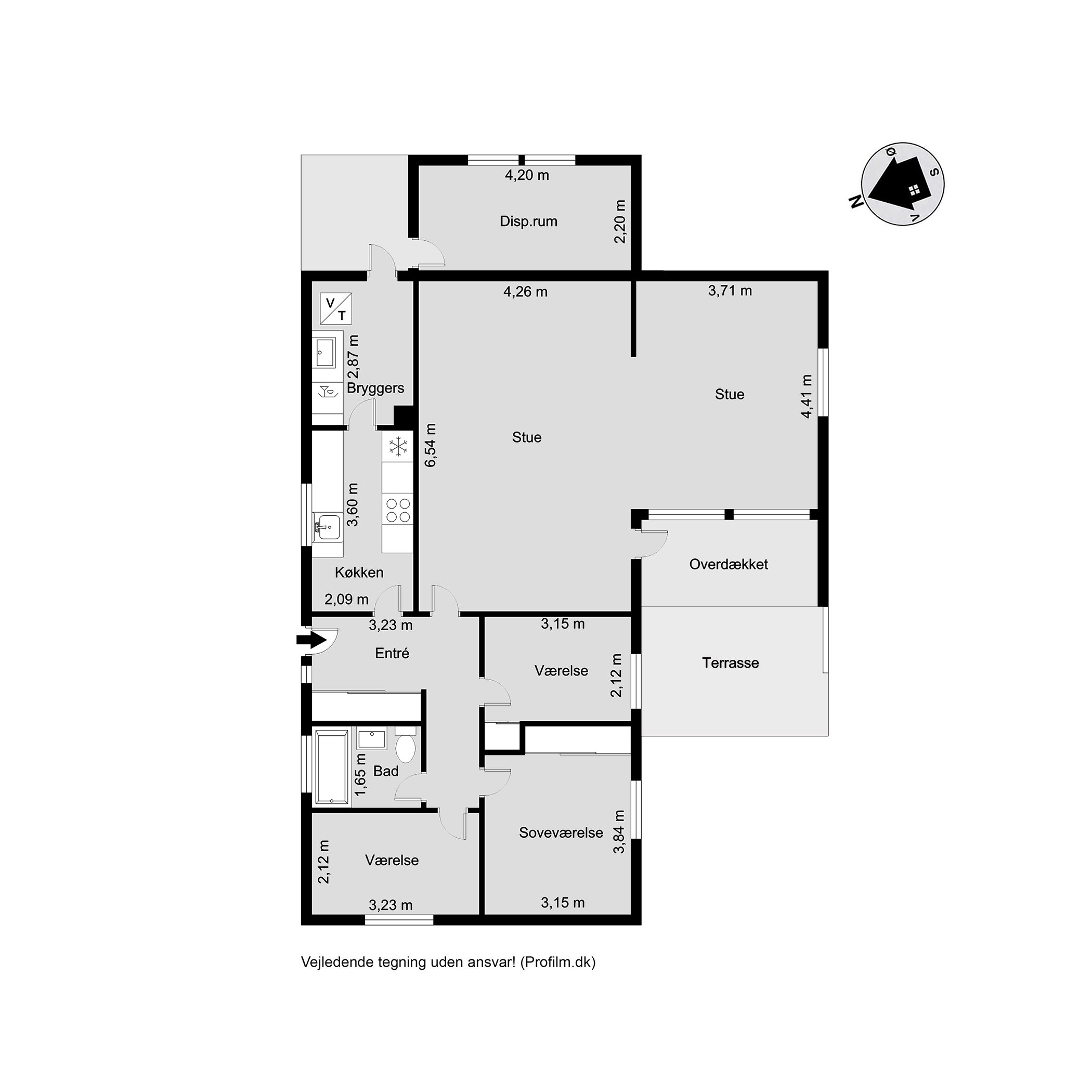 Plantegninger billede af Engtoften 8, Erritsø, 7000 Fredericia