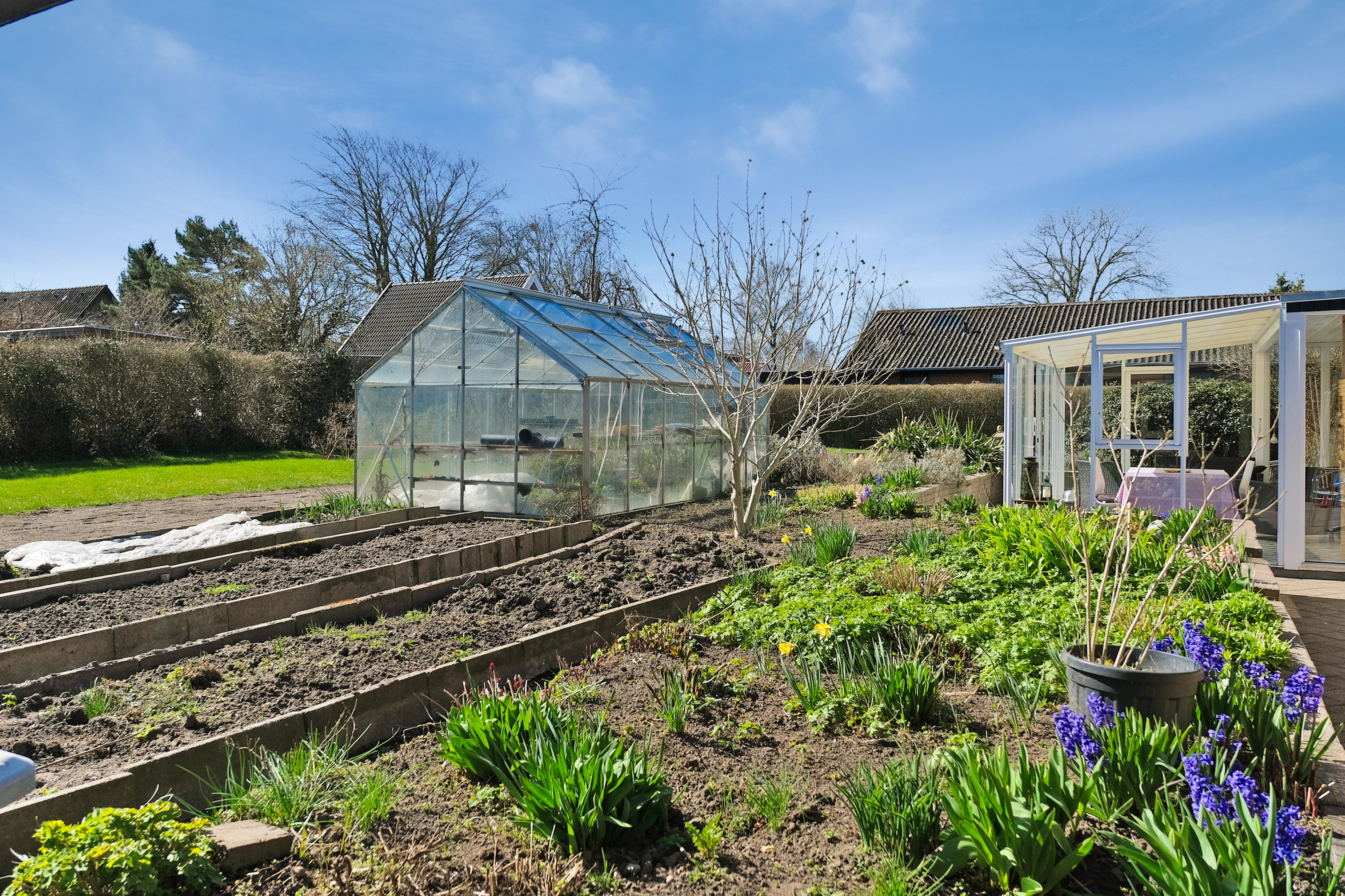 Fremhævet have billede i fuldskærmstilstand. Billede af Møllebakken 57, Vejle, 5672 Broby