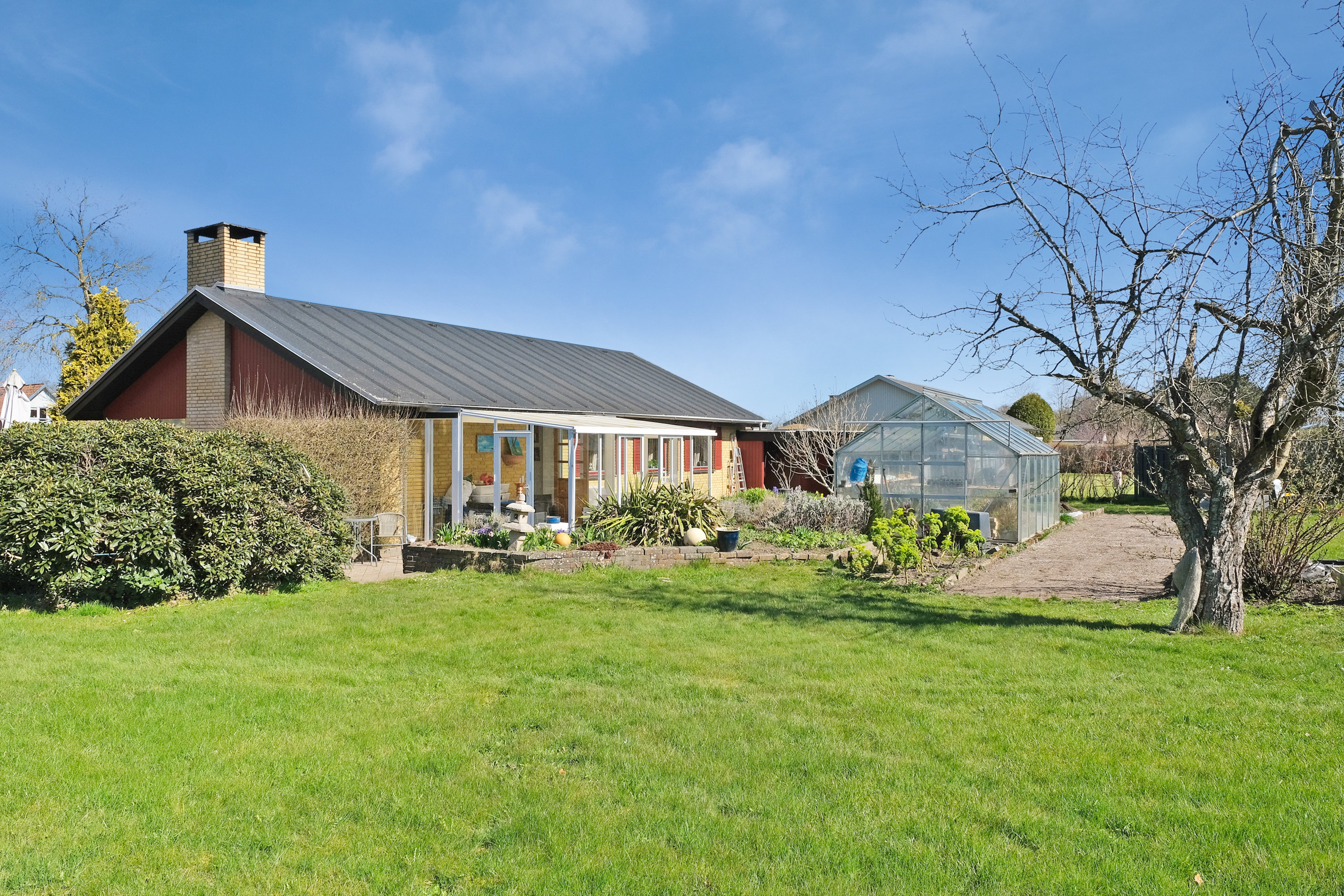 Fremhævet have billede i fuldskærmstilstand. Billede af Møllebakken 57, Vejle, 5672 Broby