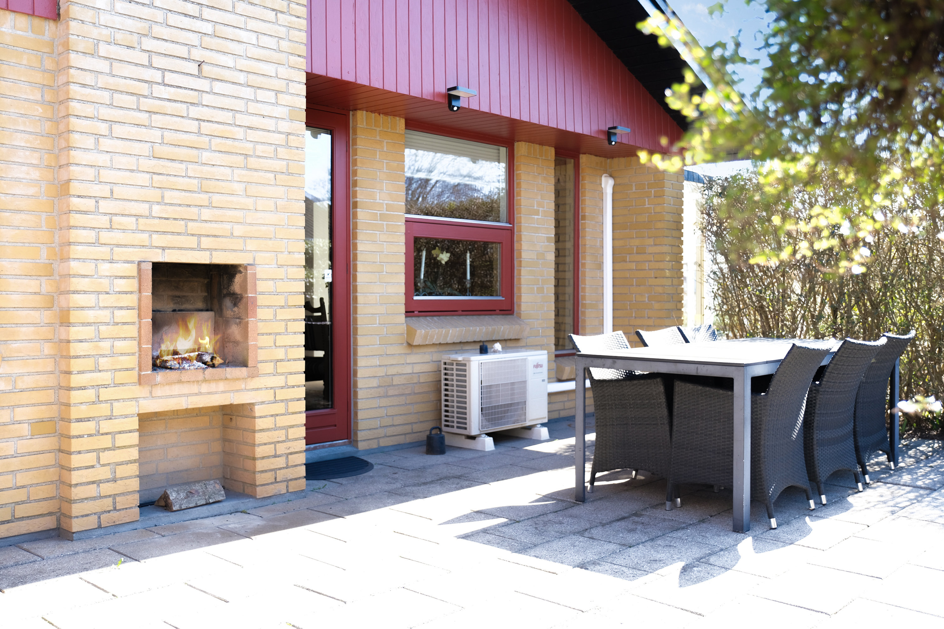 Fremhævet terrasse billede i fuldskærmstilstand. Billede af Møllebakken 57, Vejle, 5672 Broby