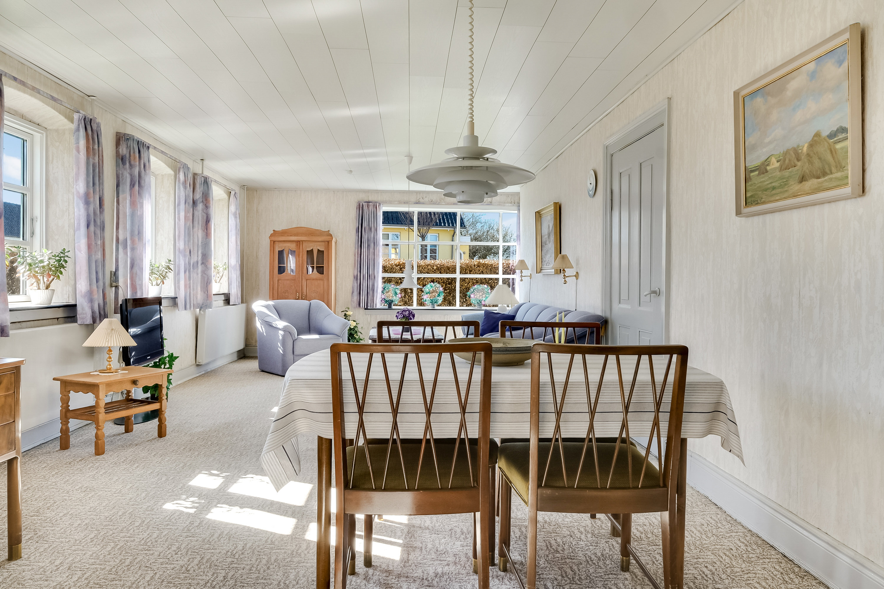 Fremhævet stue billede i fuldskærmstilstand. Billede af Østerågade 9, Nr Broby, 5672 Broby