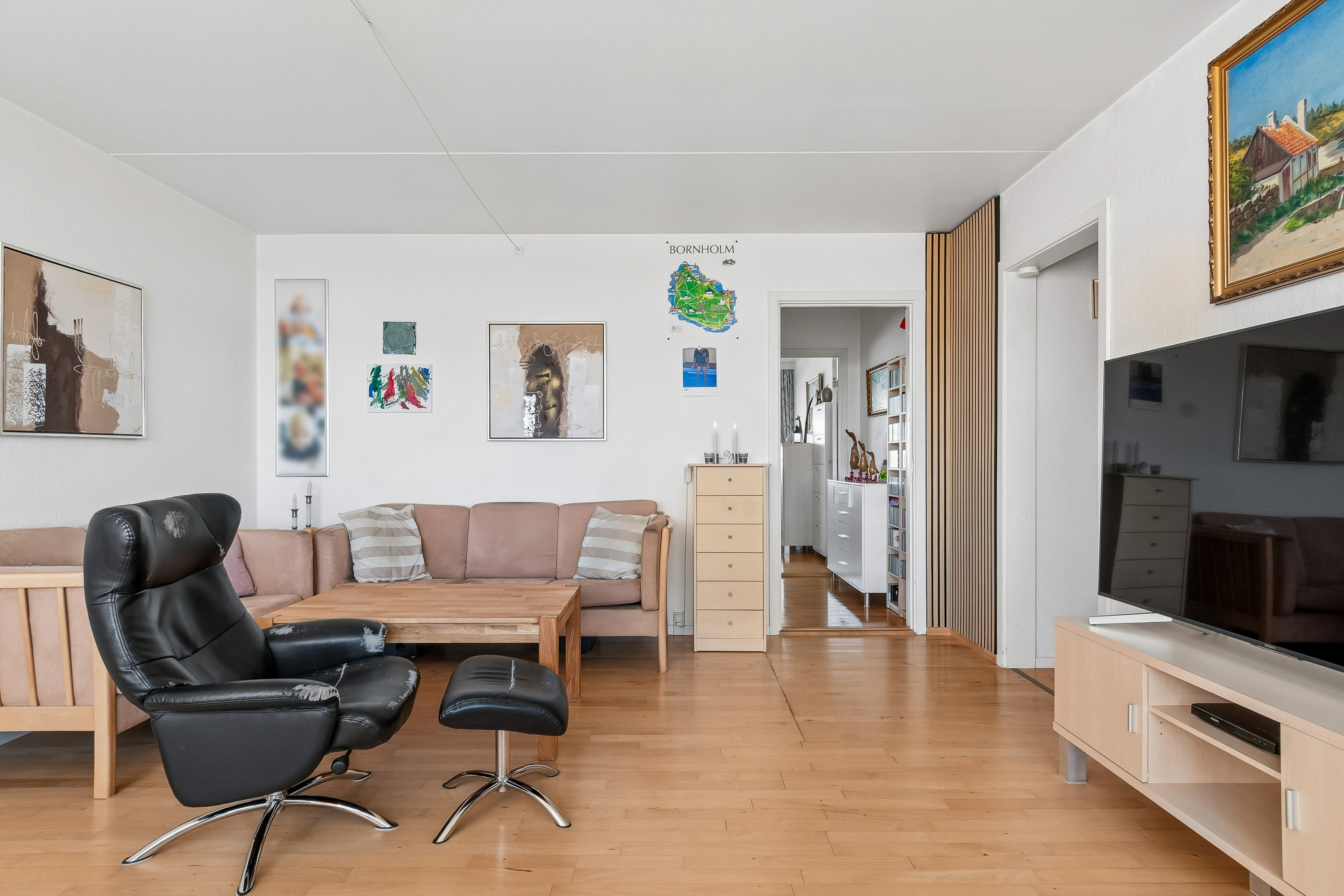 Fremhævet stue billede i fuldskærmstilstand. Billede af Hammeren 32, 4. 206., Høje Taastrup, 2630 Taastrup