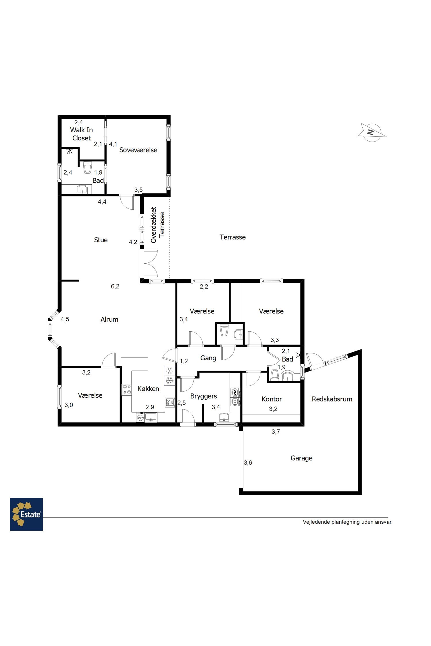 Plantegninger billede af Søstjernen 22, 6710 Esbjerg V