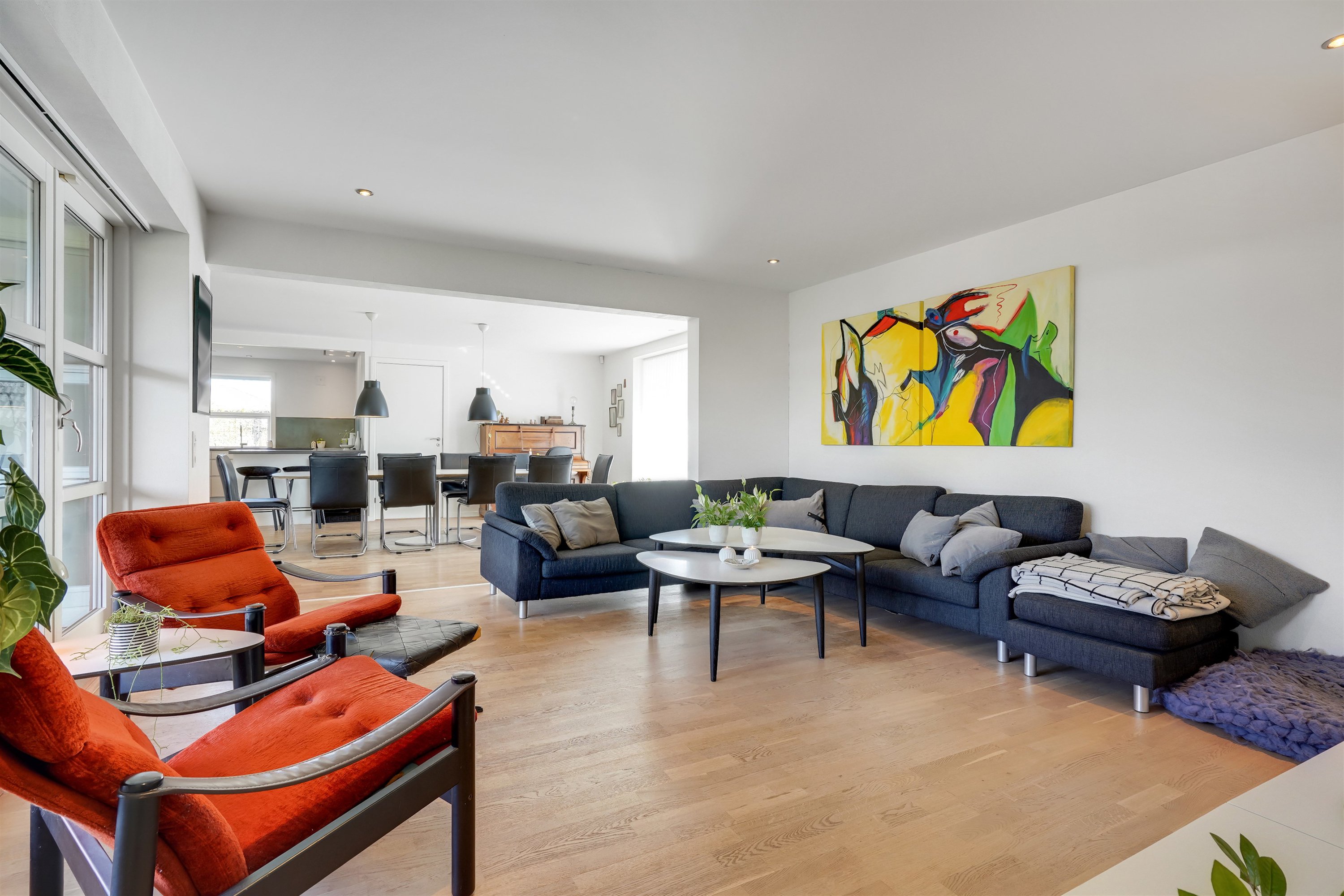 Fremhævet stue billede i fuldskærmstilstand. Billede af Søstjernen 22, 6710 Esbjerg V